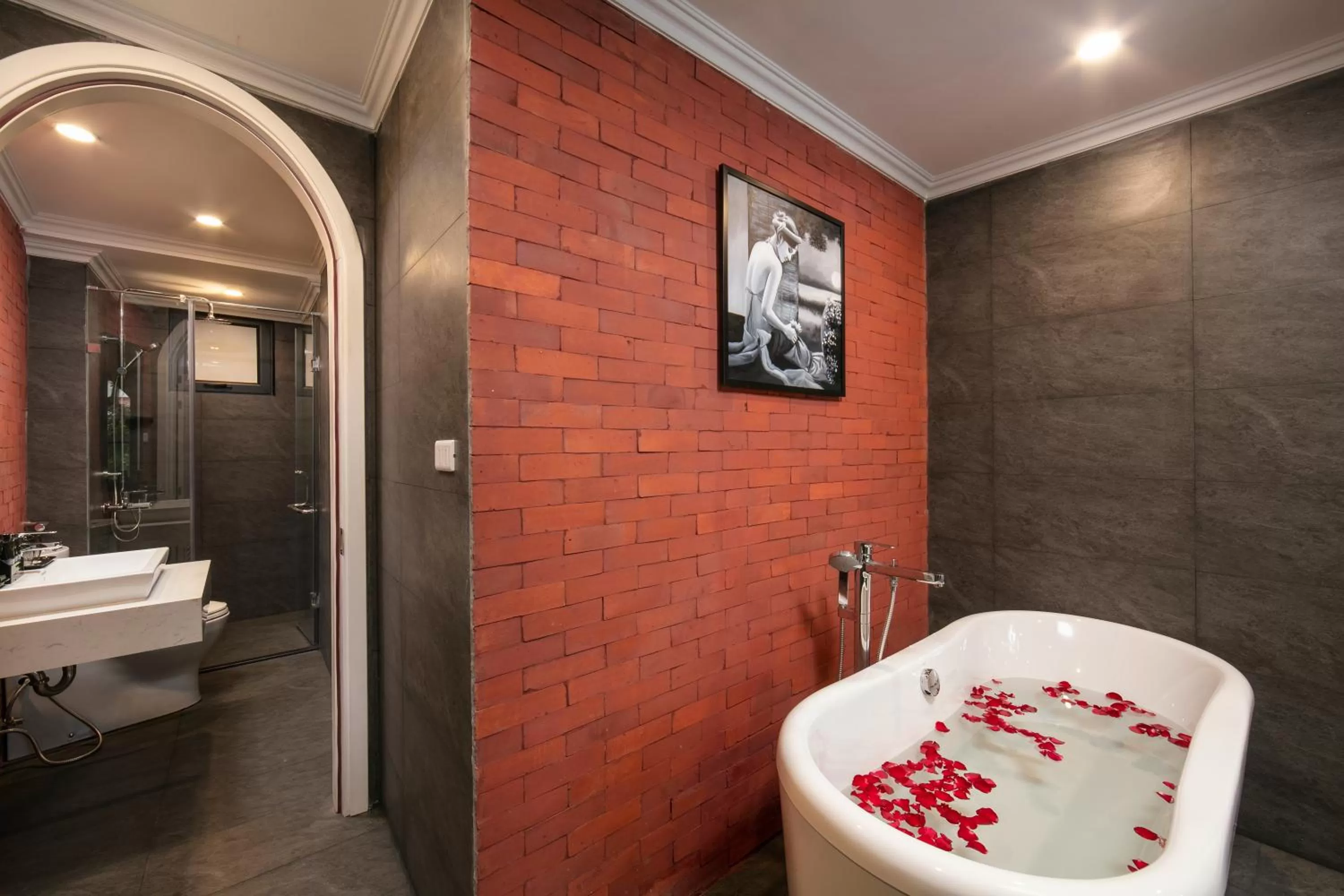 Bathroom in Marina Hotel