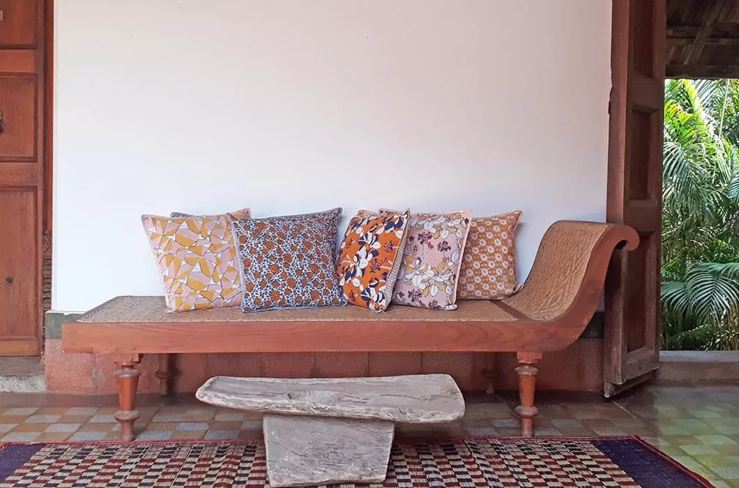 Patio in Saratha Vilas Chettinad