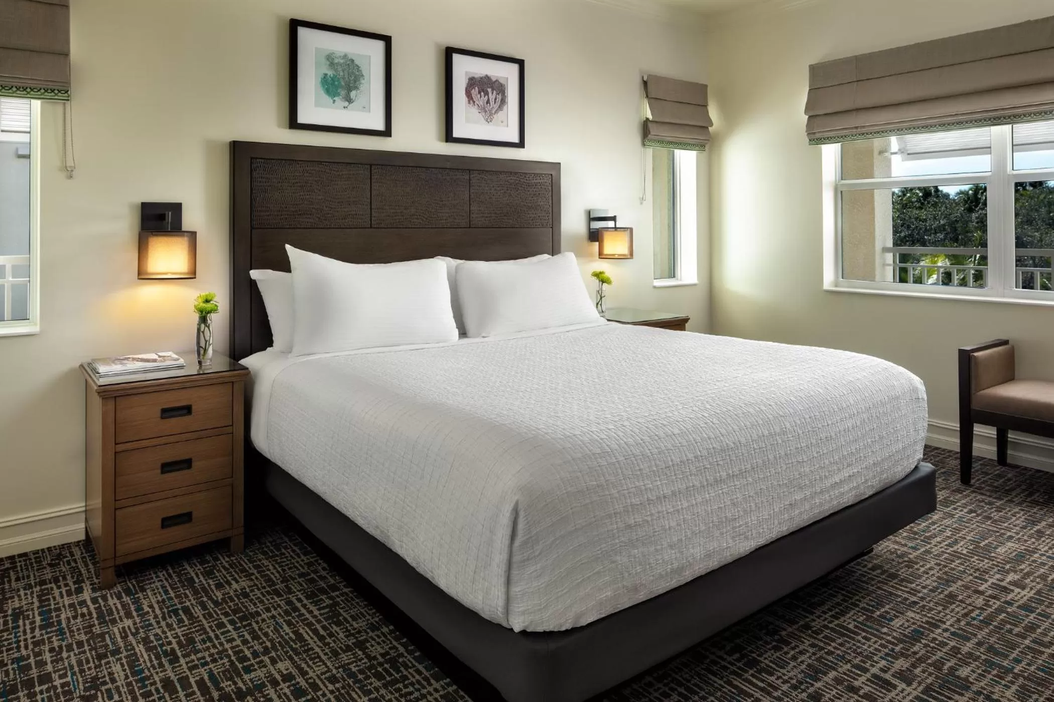 Bed in Hyatt Vacation Club at Coconut Cove