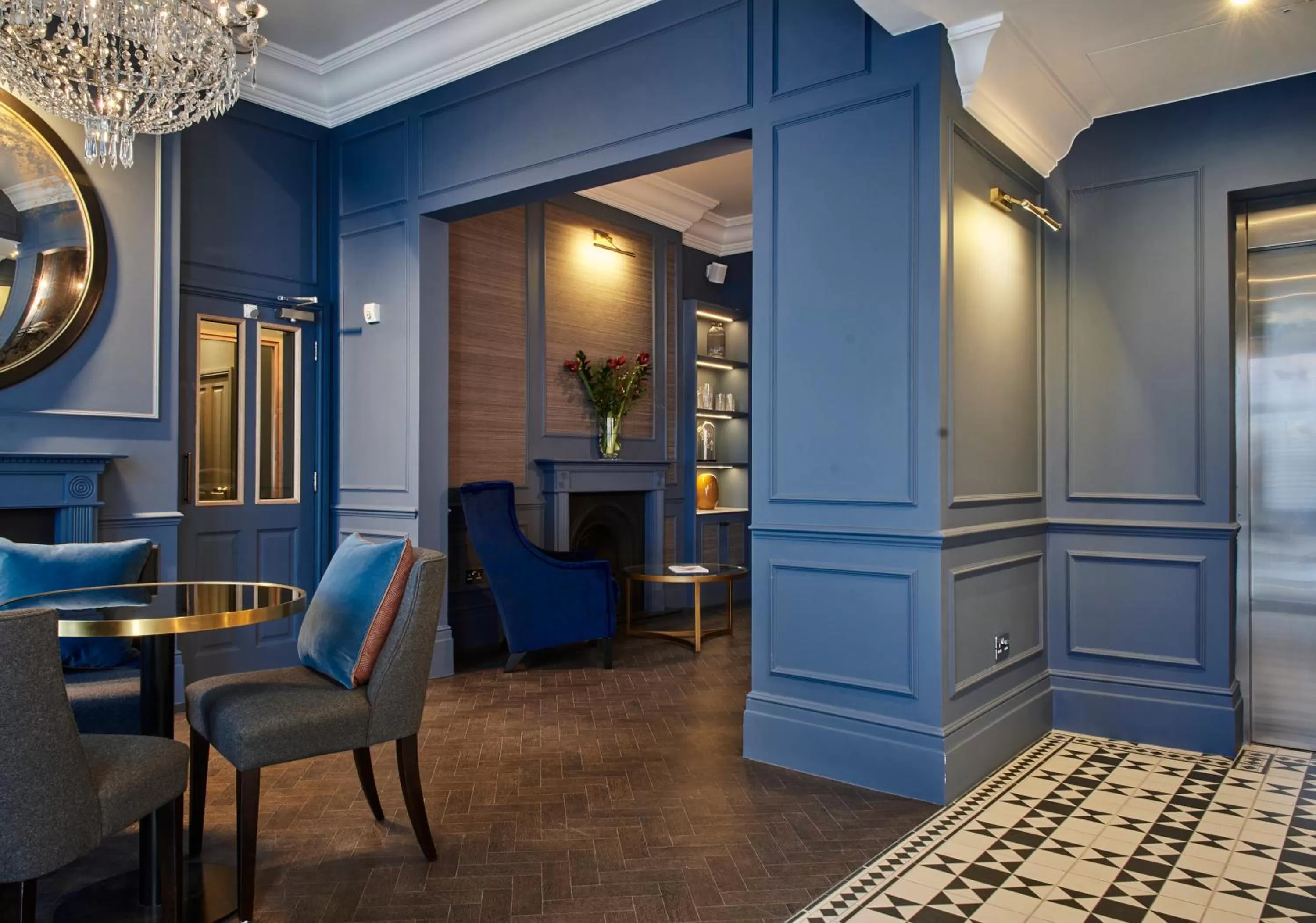 Lobby or reception in The Tophams Hotel