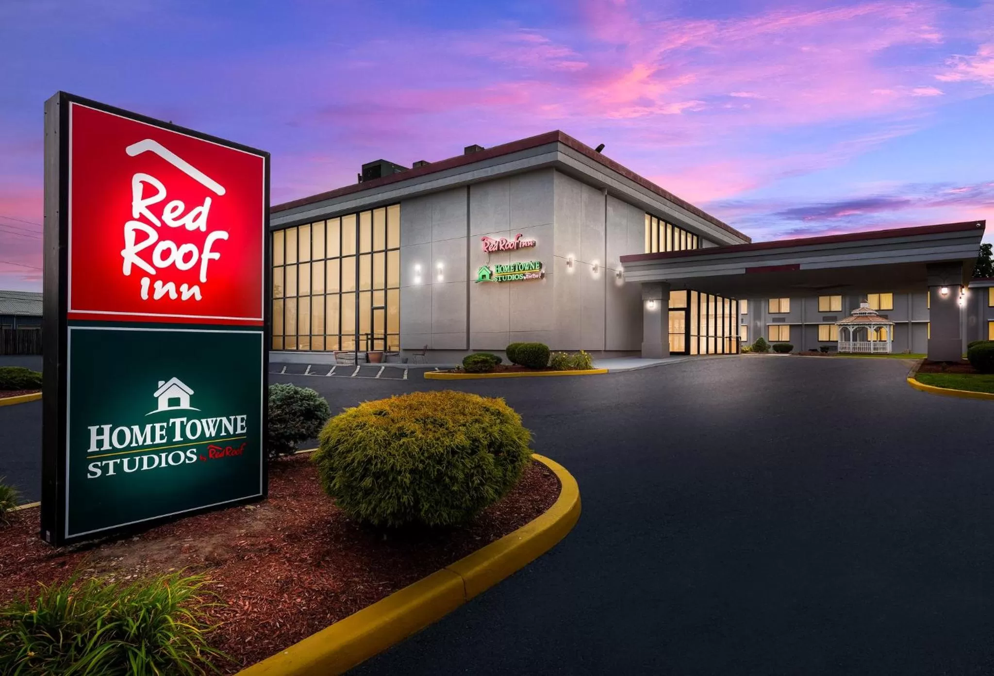 Property building in Red Roof Inn Painted Post