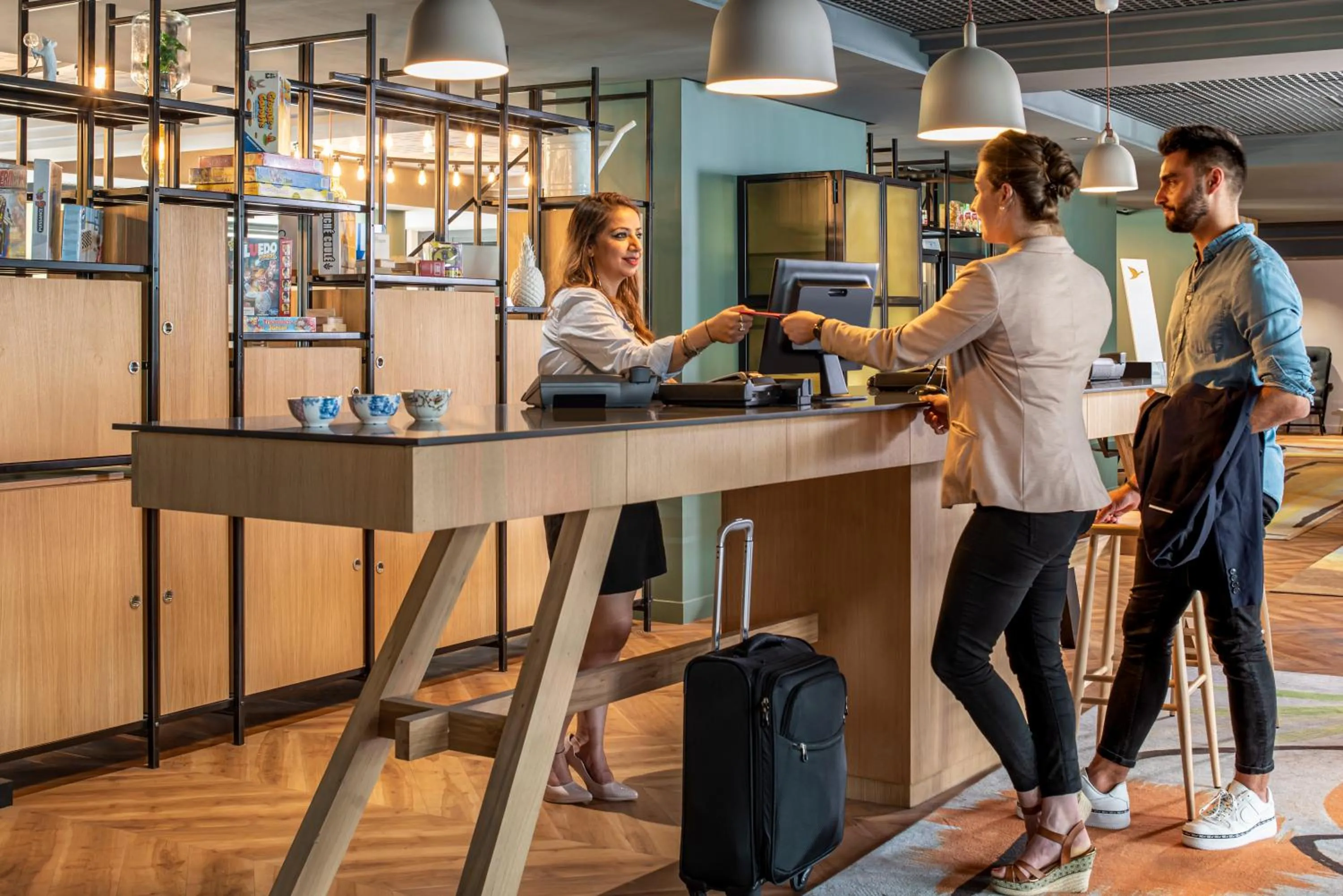 Lobby or reception in Aparthotel Adagio Porte de Versailles