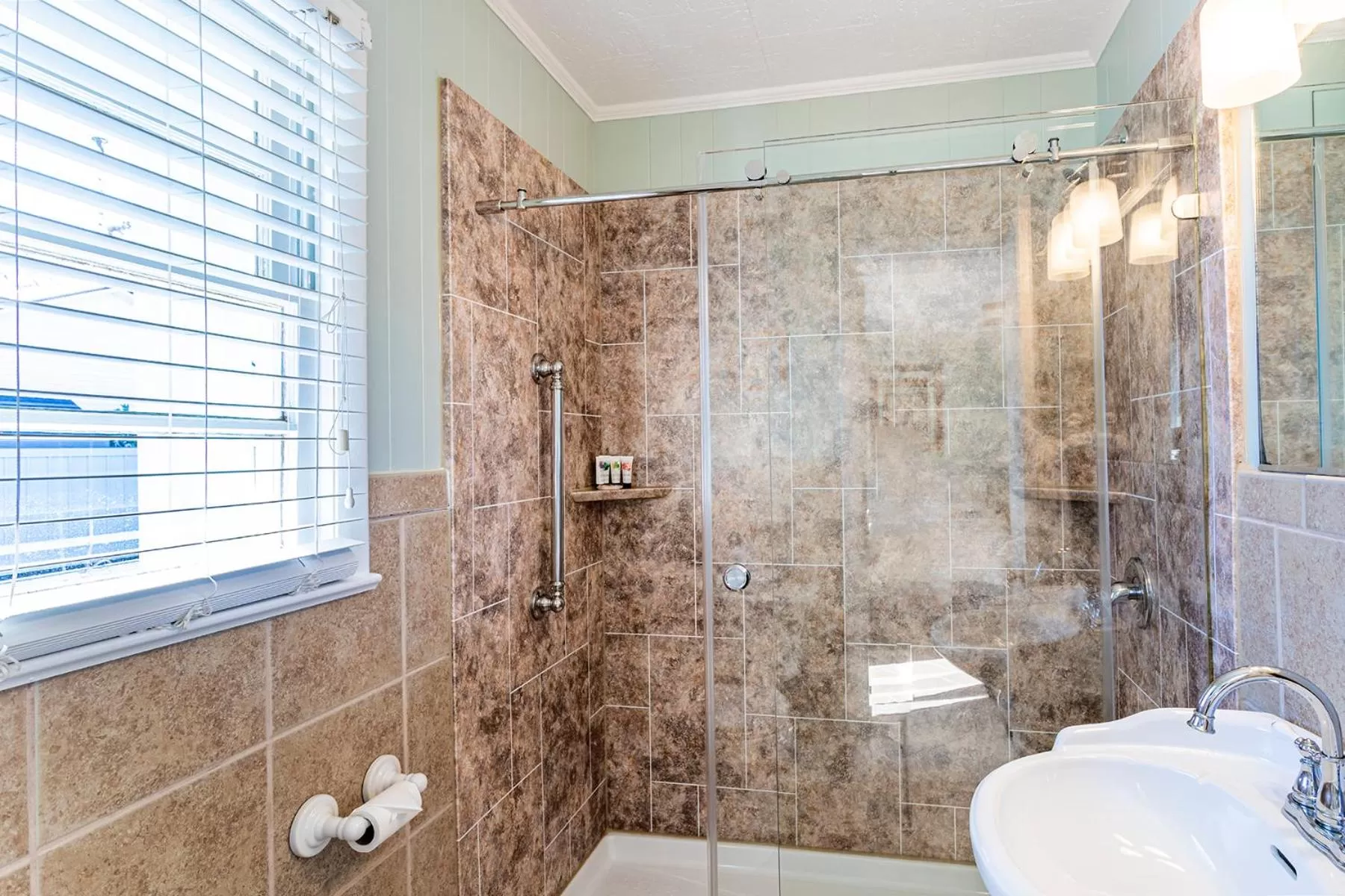 Bathroom in Island Motel OBX