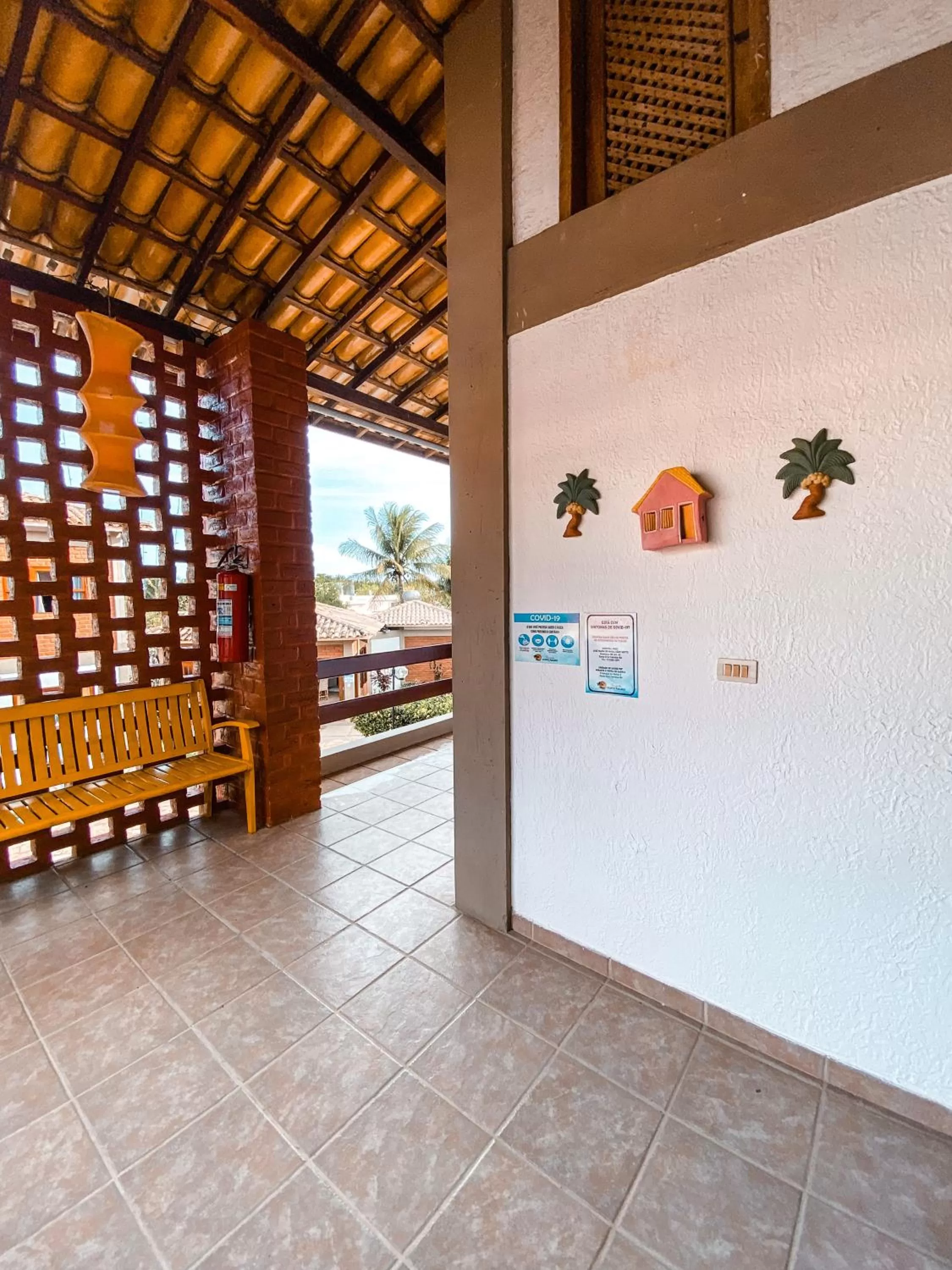 Balcony/Terrace in Pousada e Chale Porto Paraiso