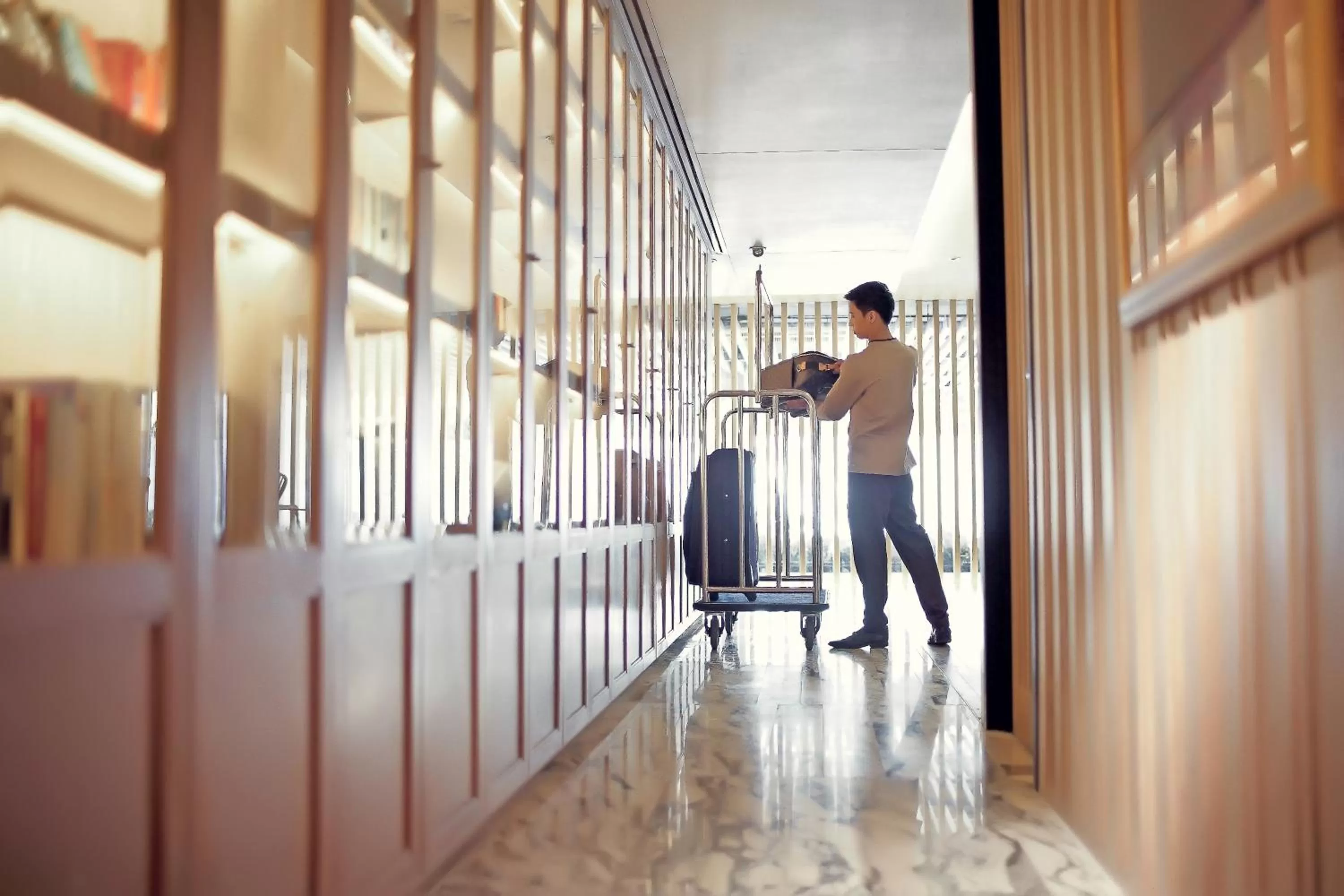 Lobby or reception in Arcadia Suites Bangkok