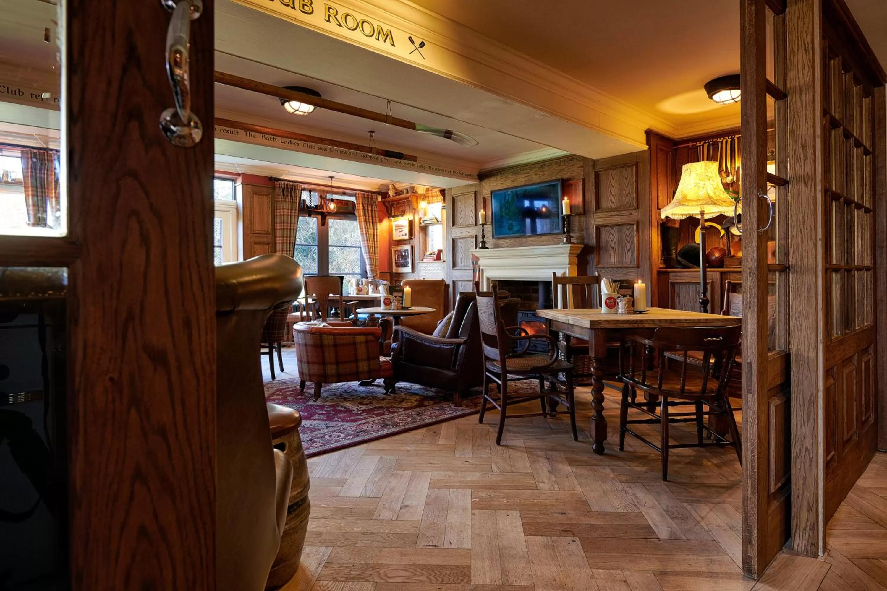 Seating area in The Boathouse