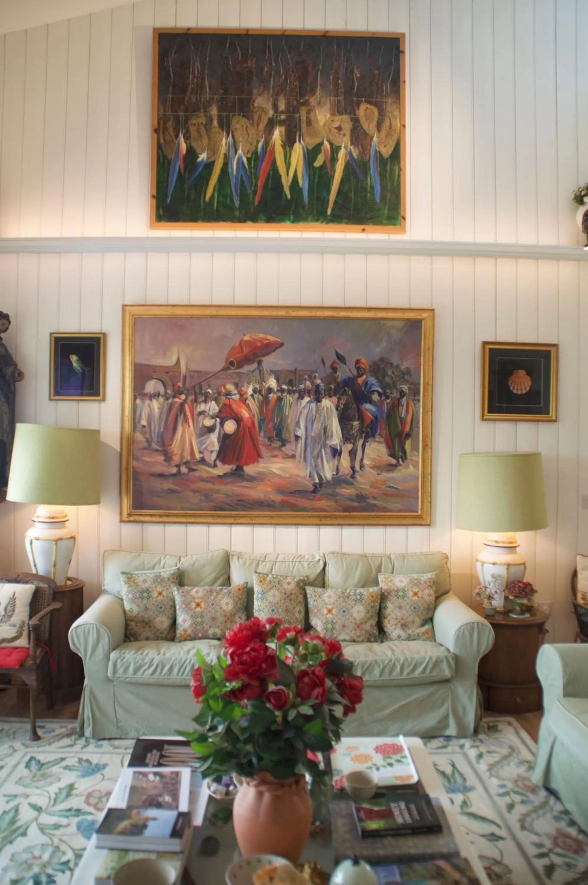 Seating area in The Old Deer House