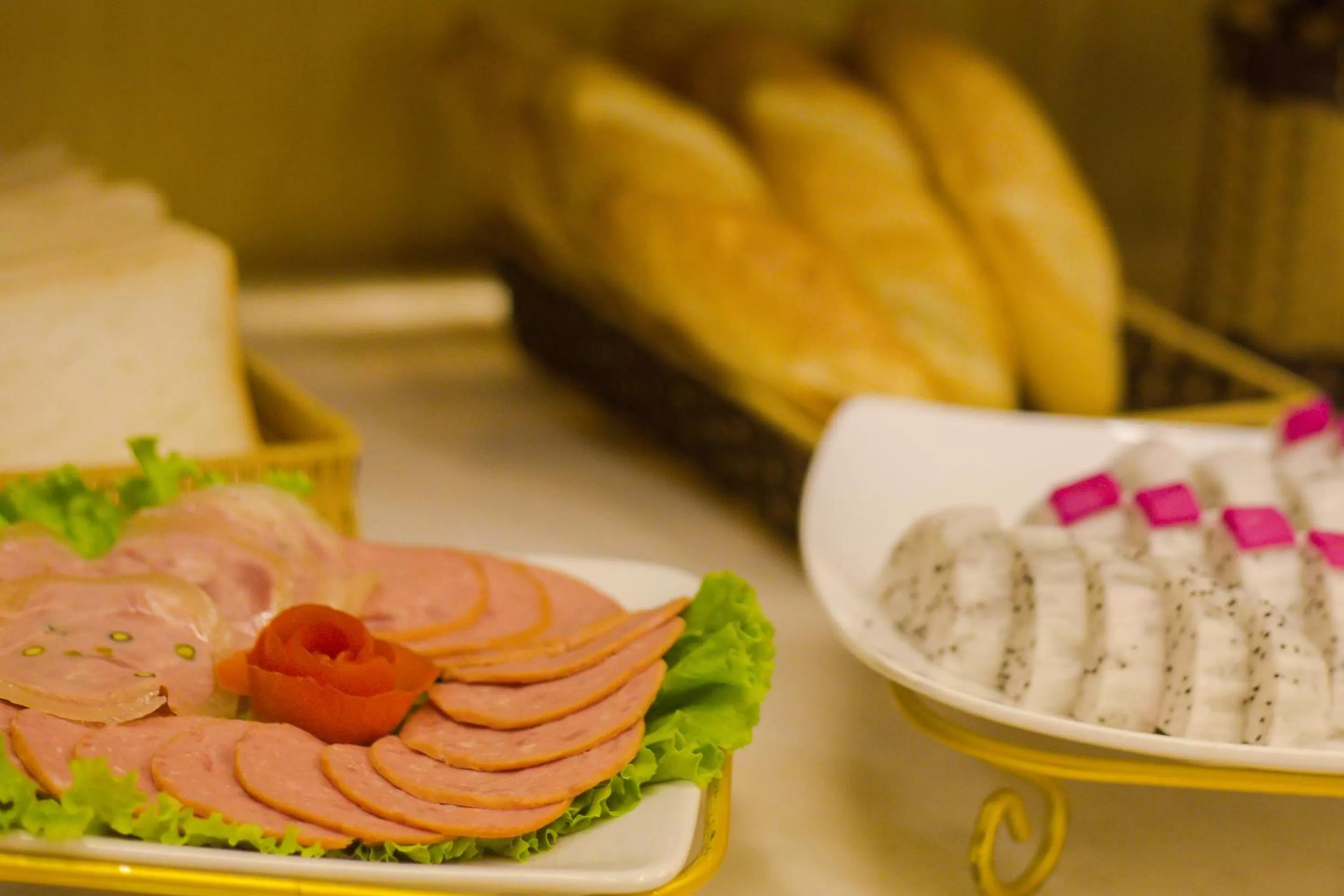 Buffet breakfast in Golden Art Hotel