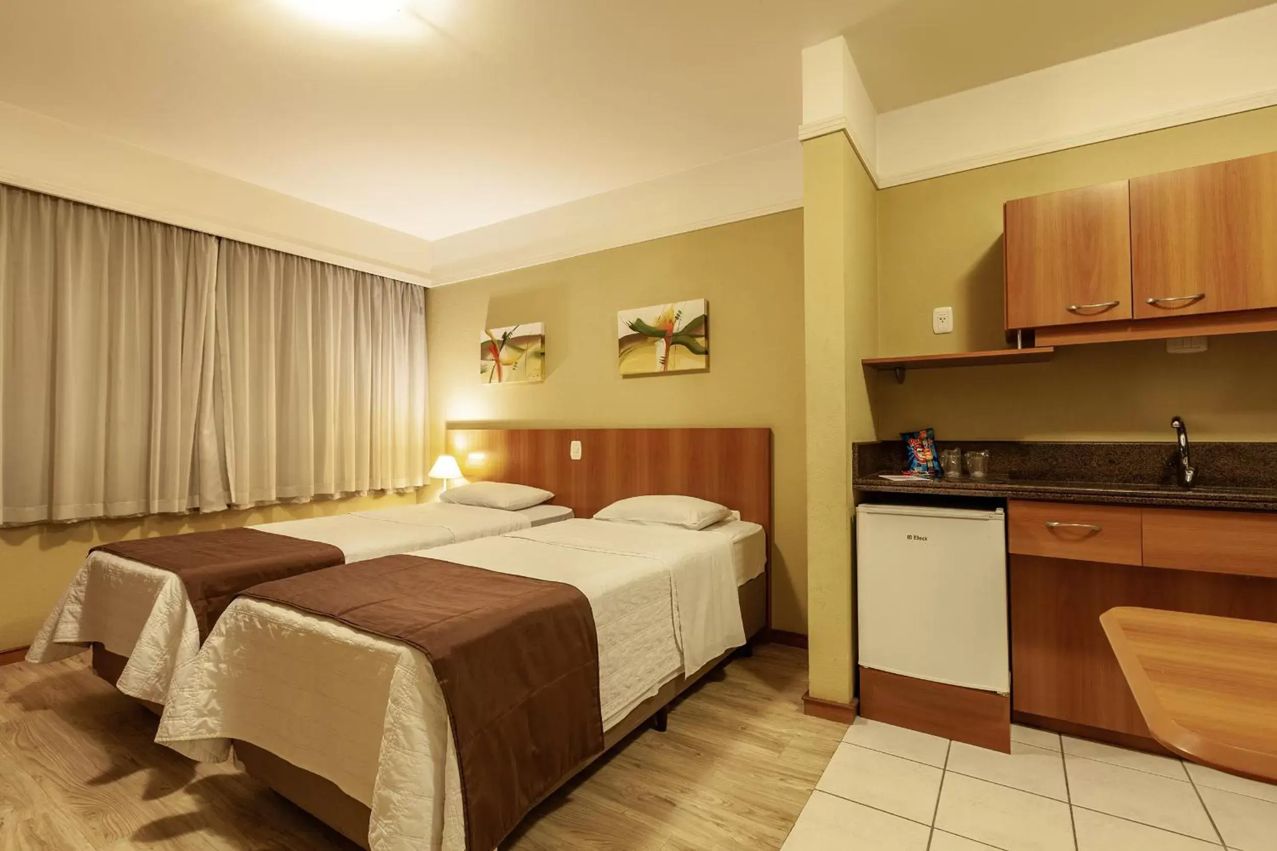 Deluxe Twin Room in Tri Hotel Executive Caxias Deluxe Twin Room in Tri Hotel Executive Caxias