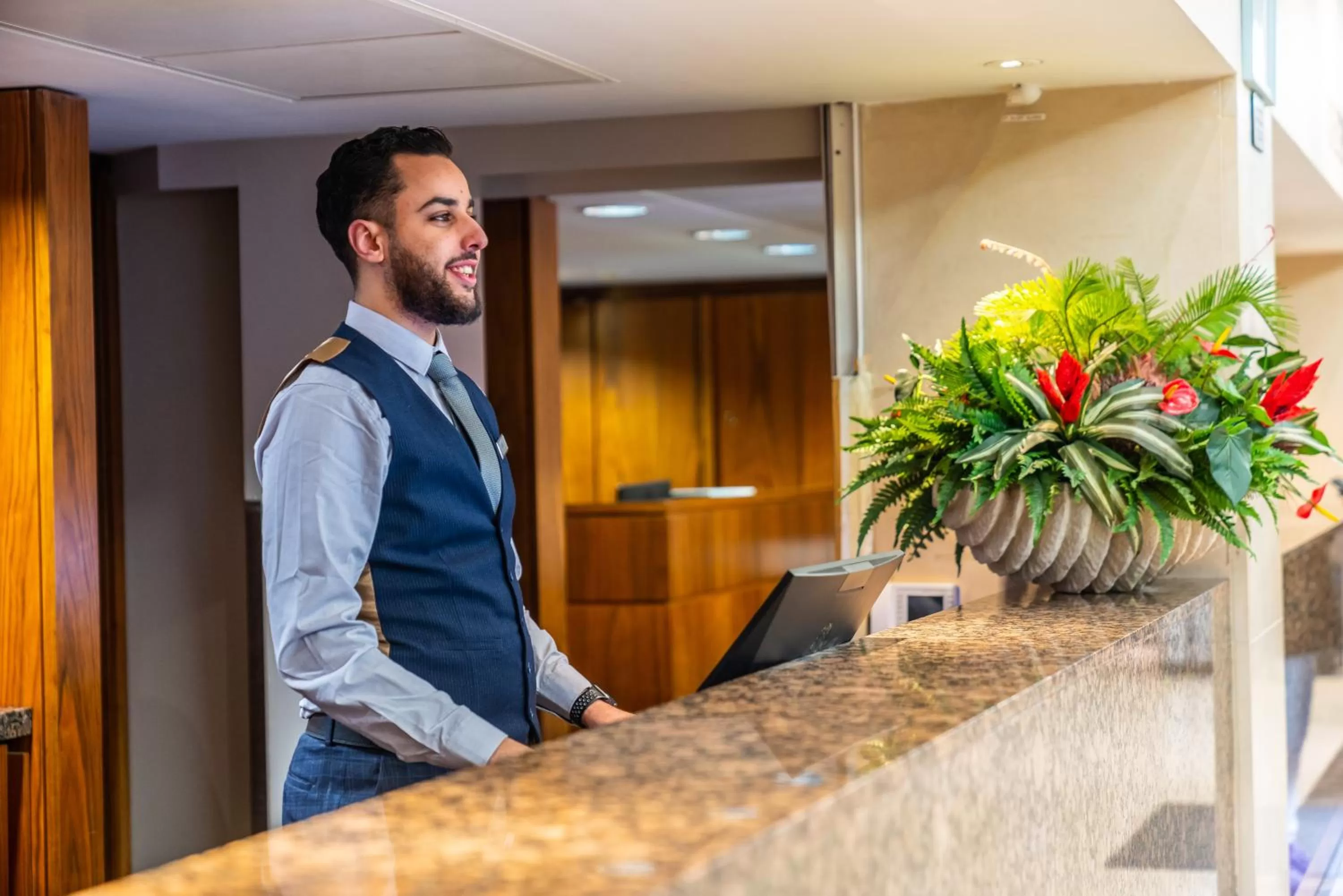 Staff in Central Park Hotel