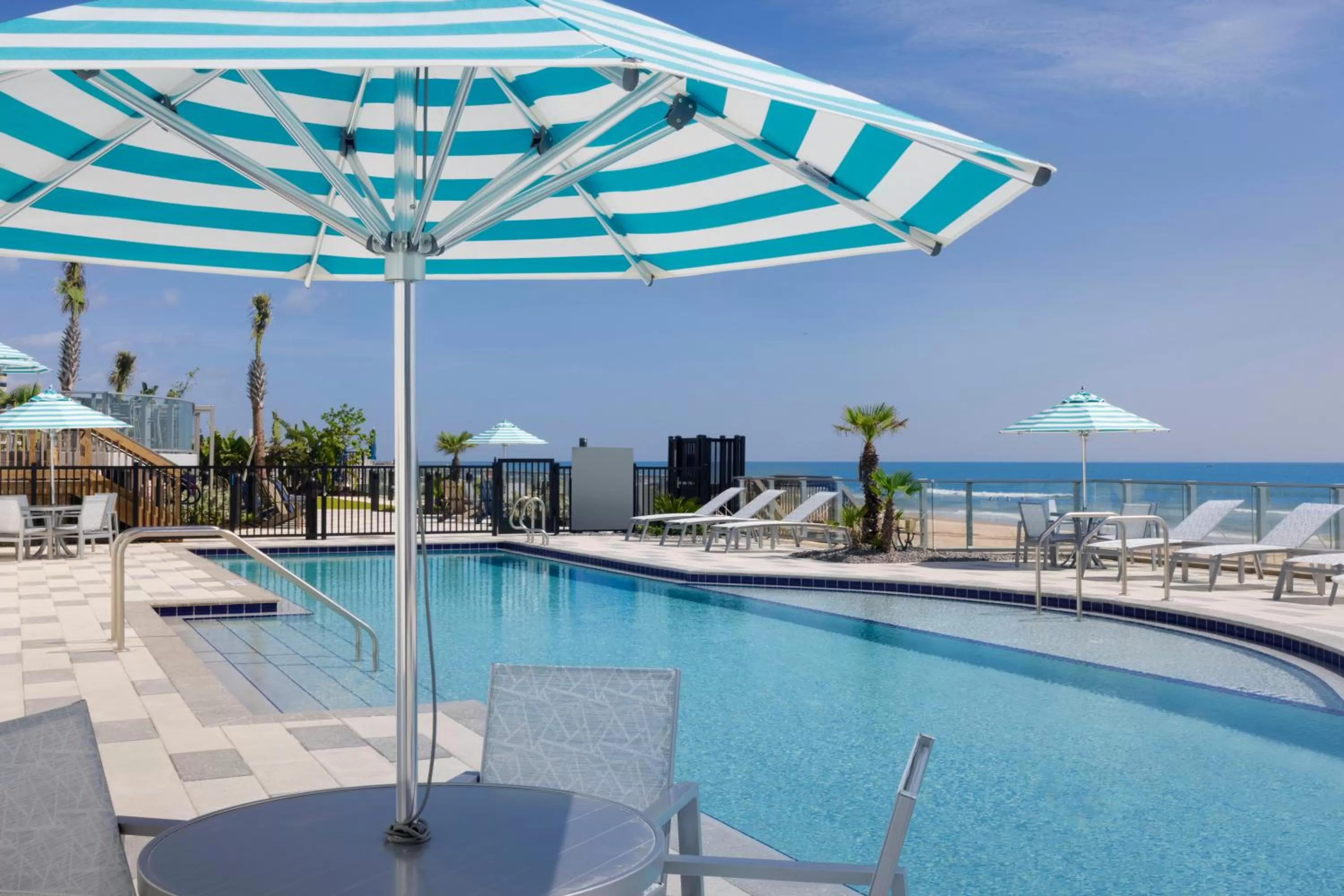 Pool view in Max Beach Resort