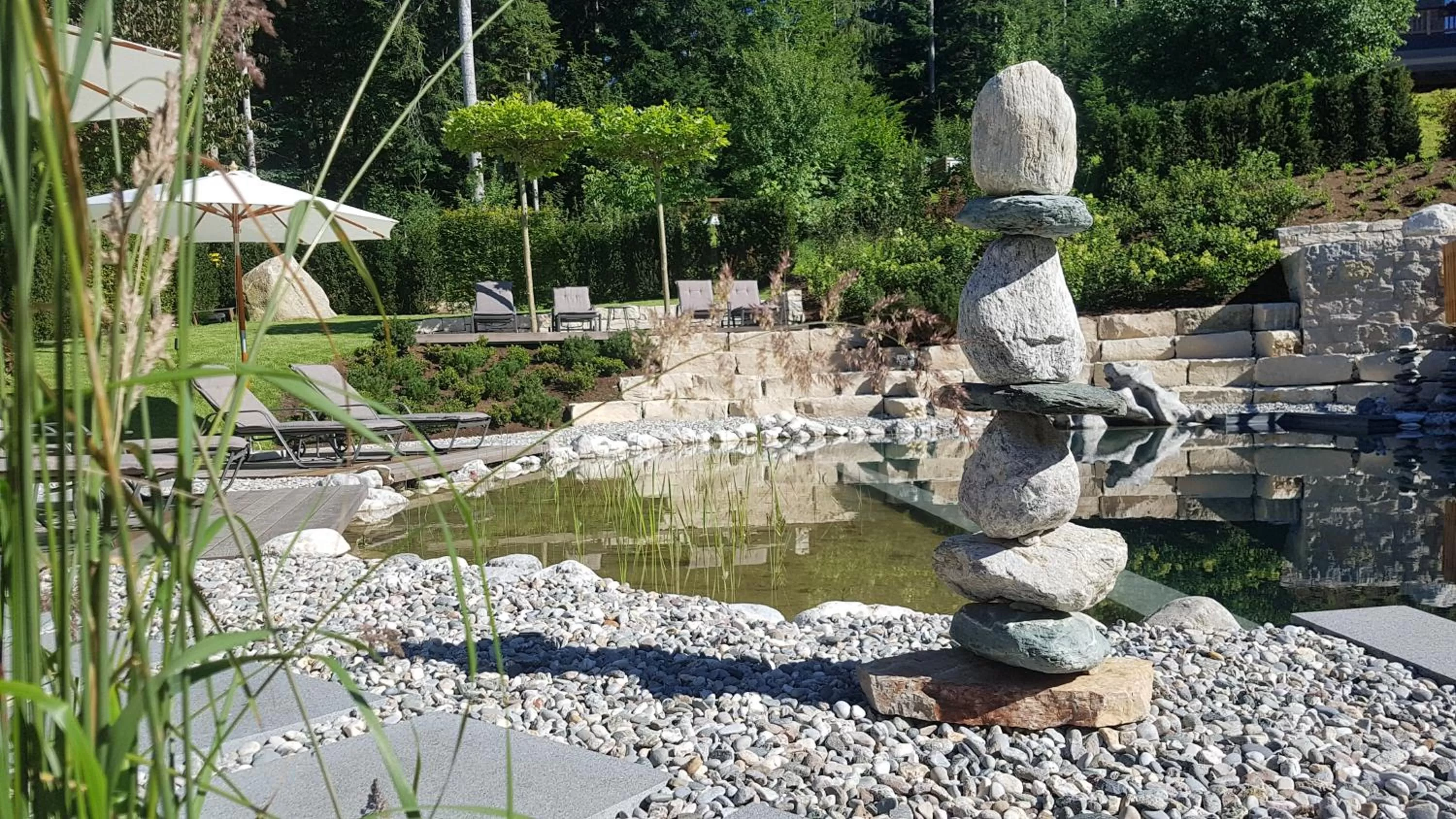 Swimming pool in Hotel Alpenpanorama