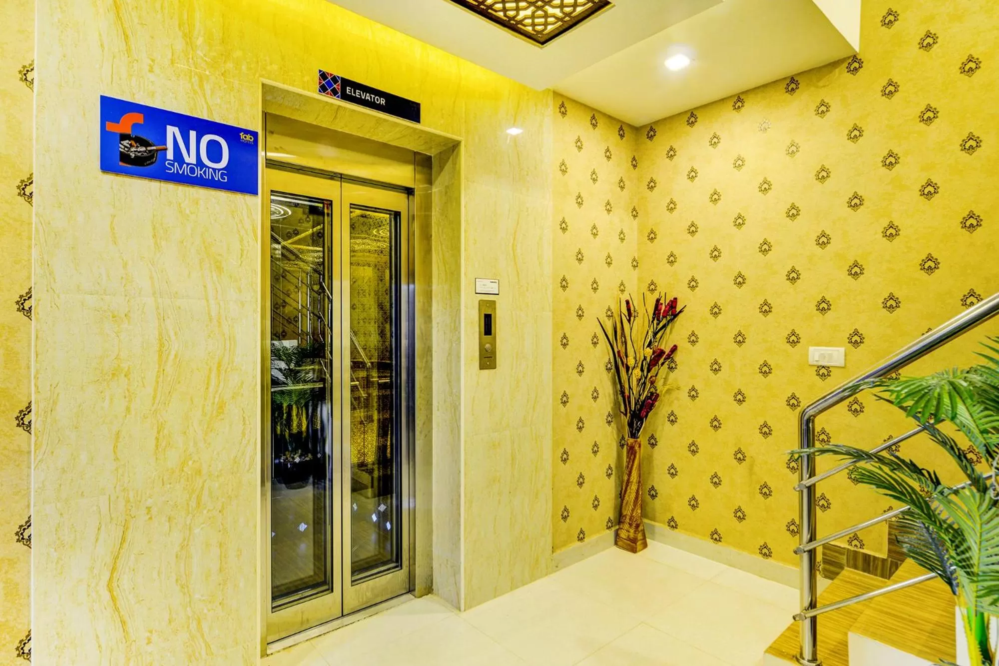 Lobby or reception in FabHotel Sky Bay Residency