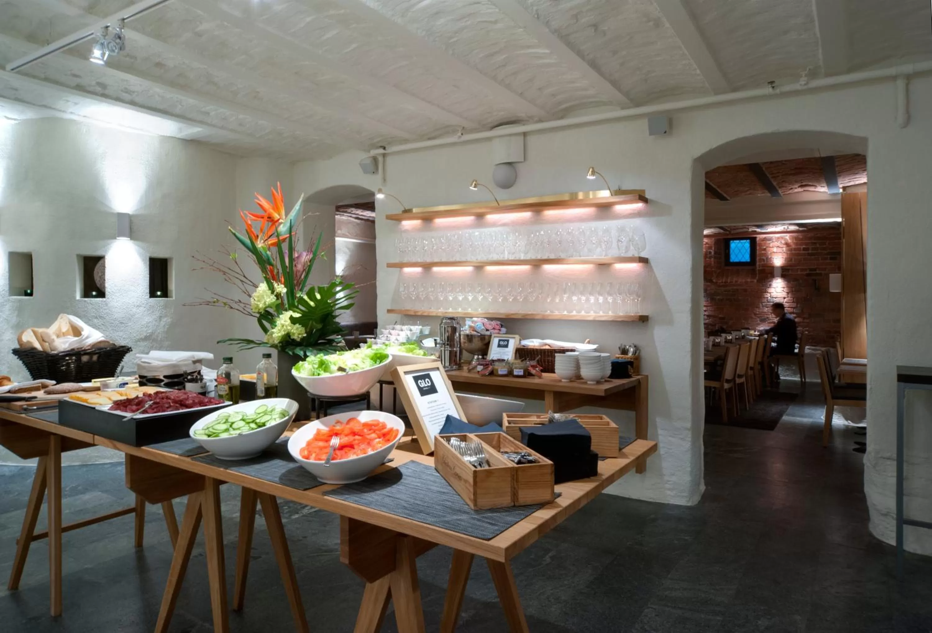 Food and drinks in GLO Hotel Art