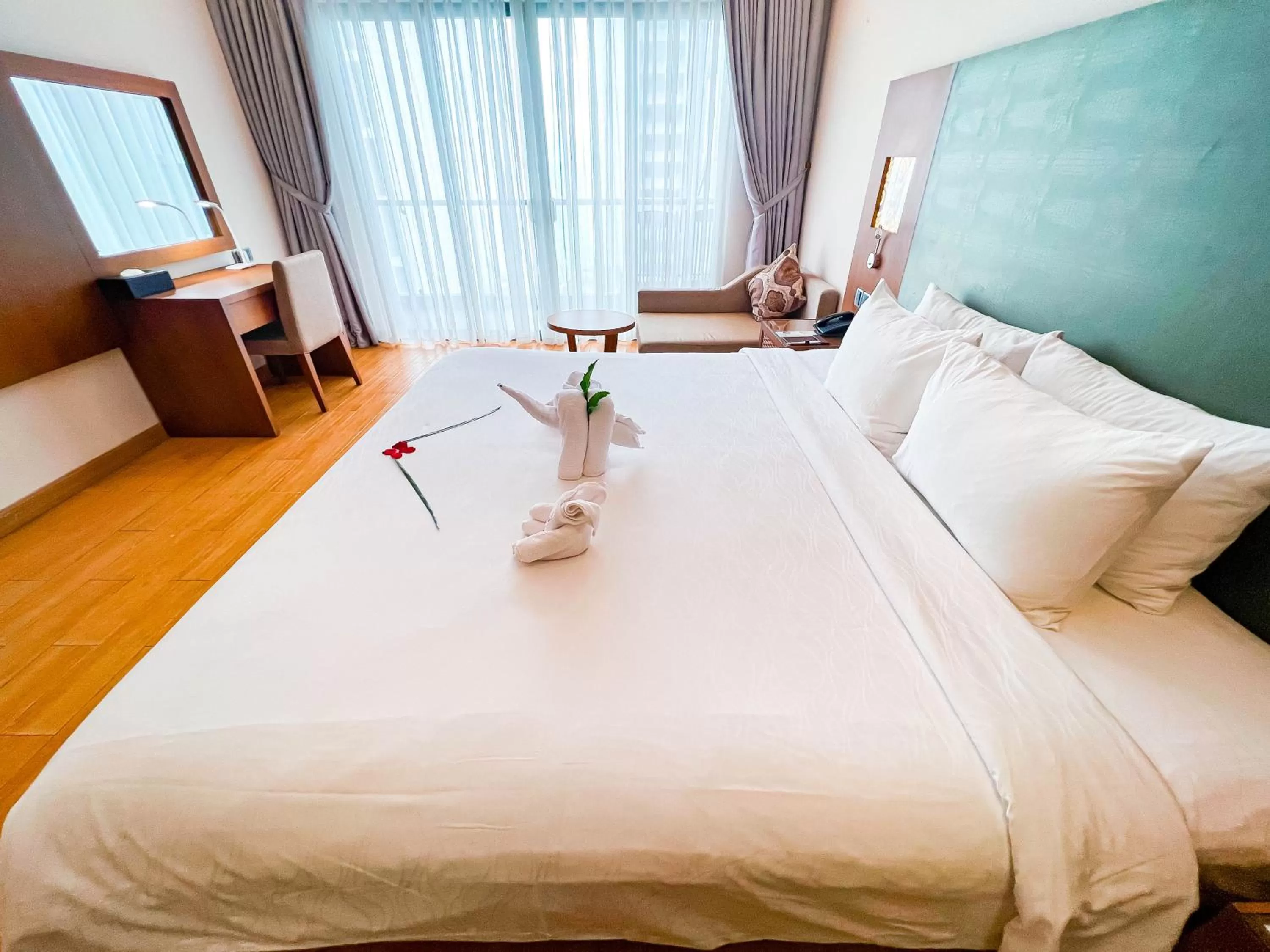 Bed in Galina Hotel & Spa