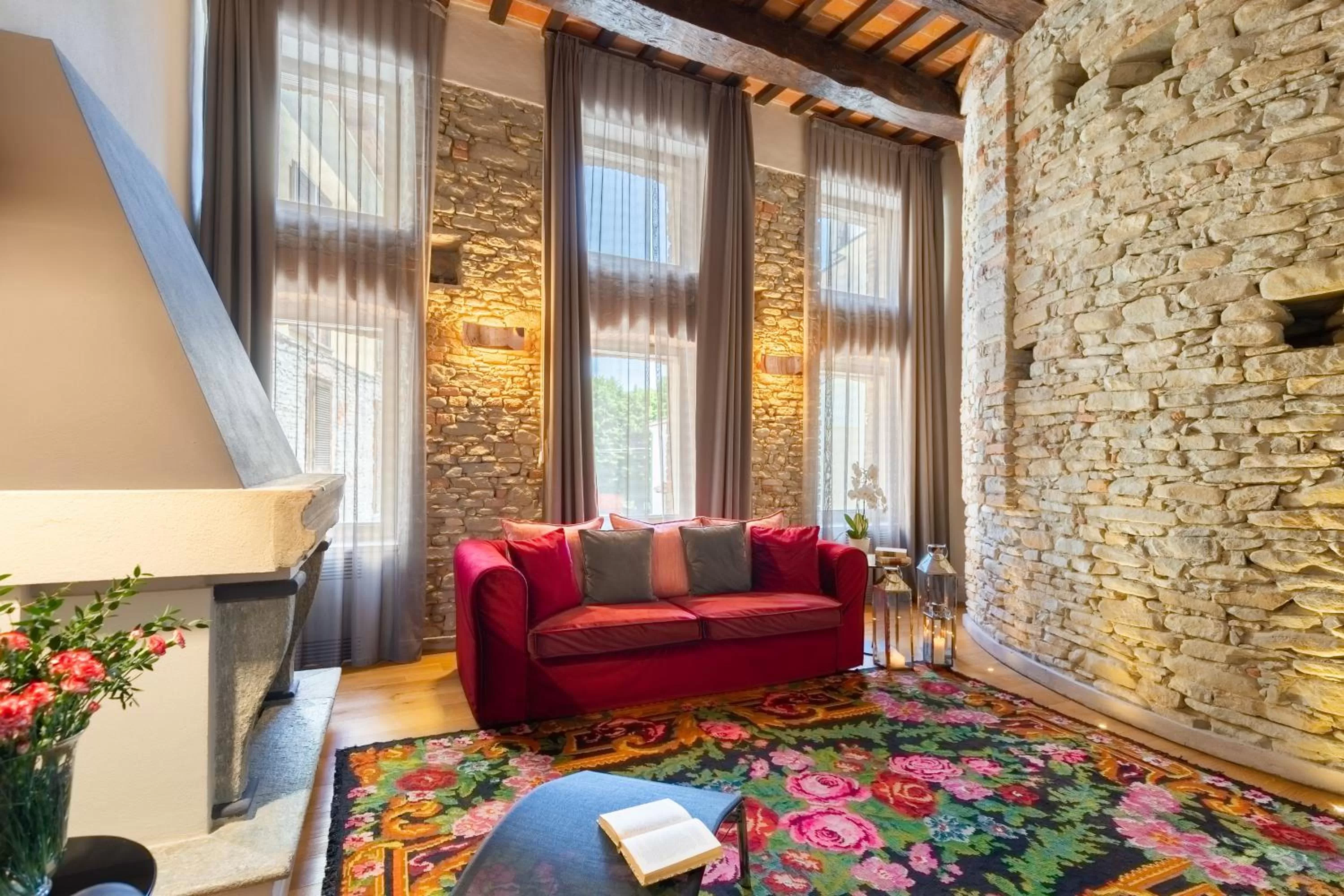 Living room in Relais Villa del Borgo