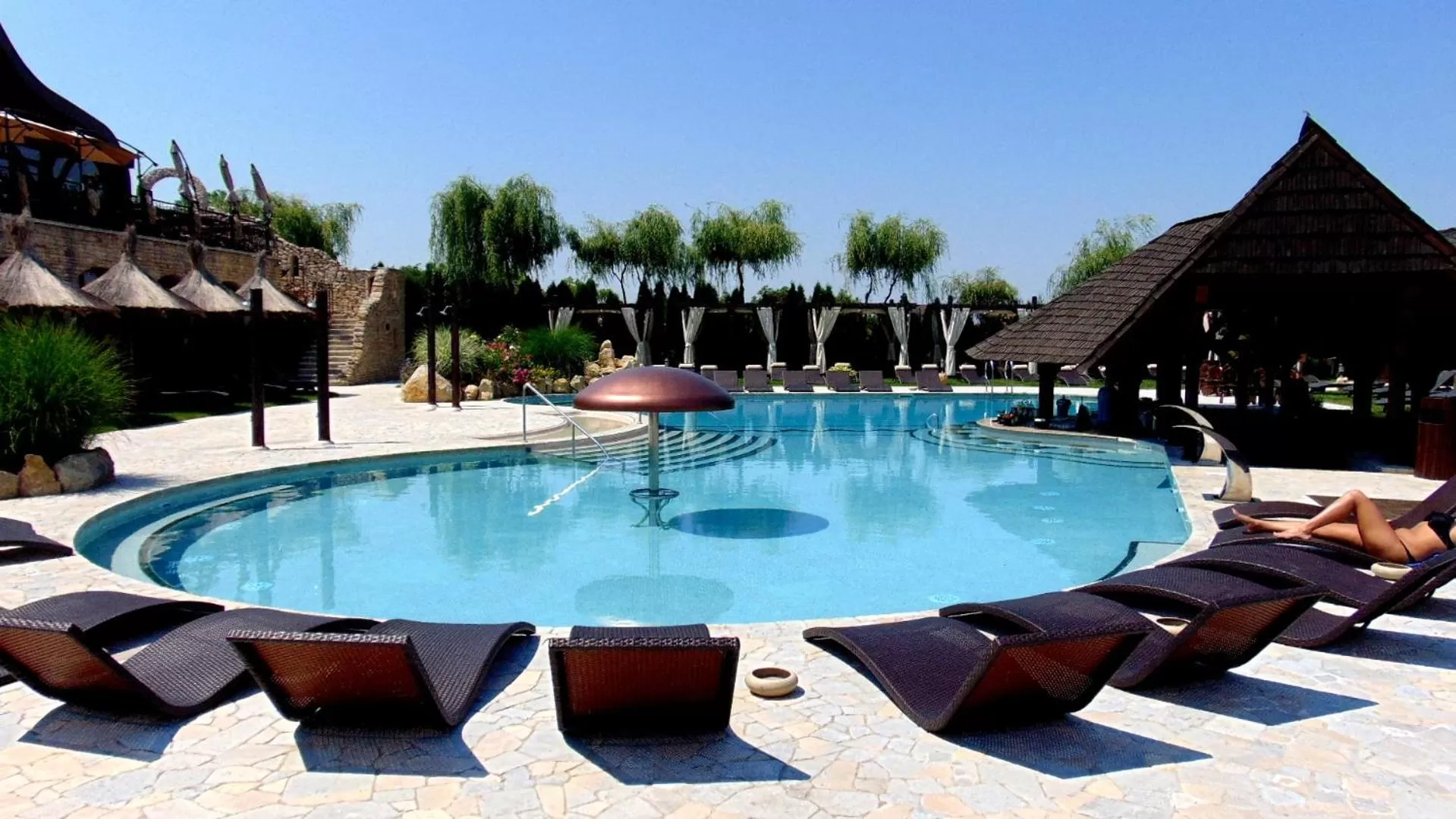 Swimming pool in Castel Transilvania