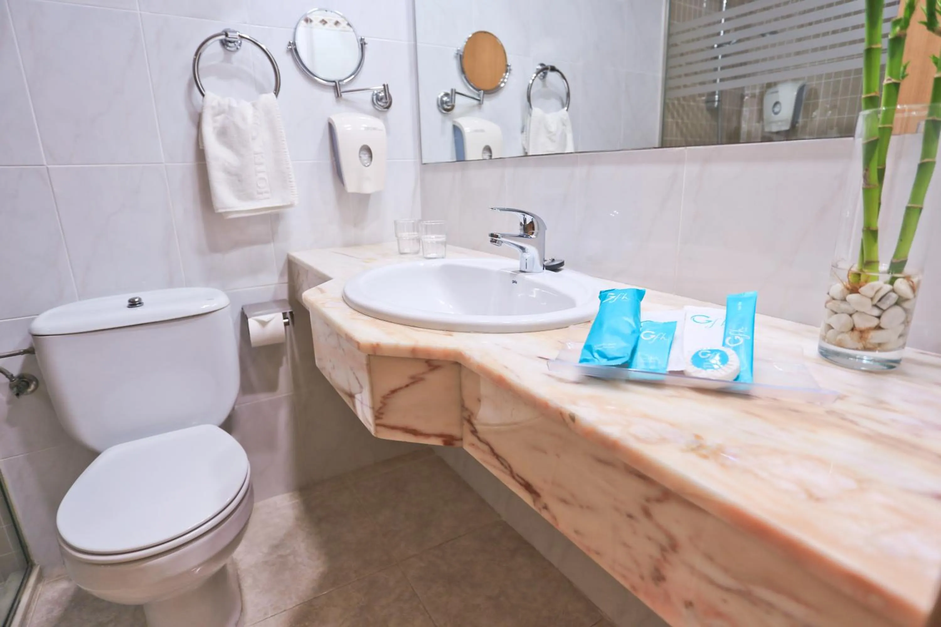 Bathroom in KAKTUS Hotel Volga