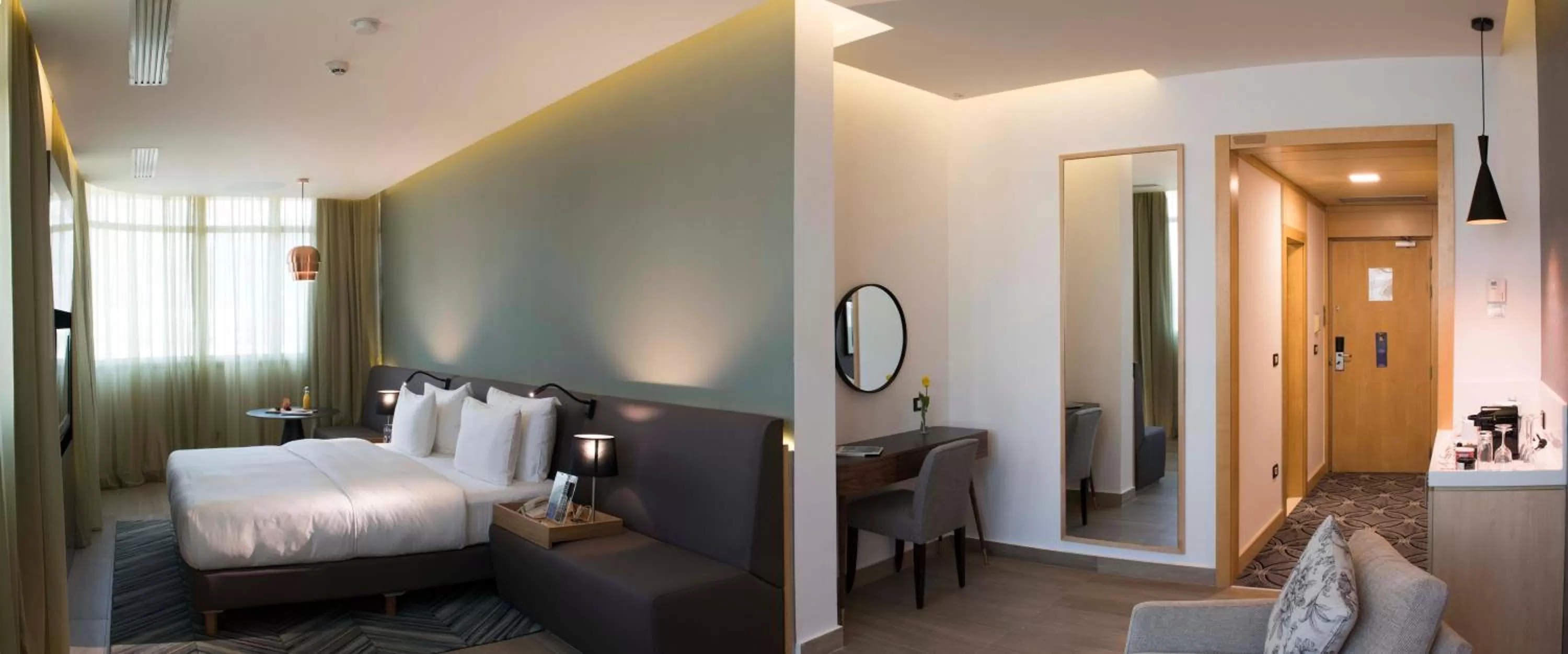 Photo of the whole room, Bed in Radisson Blu Hotel, Beirut Verdun