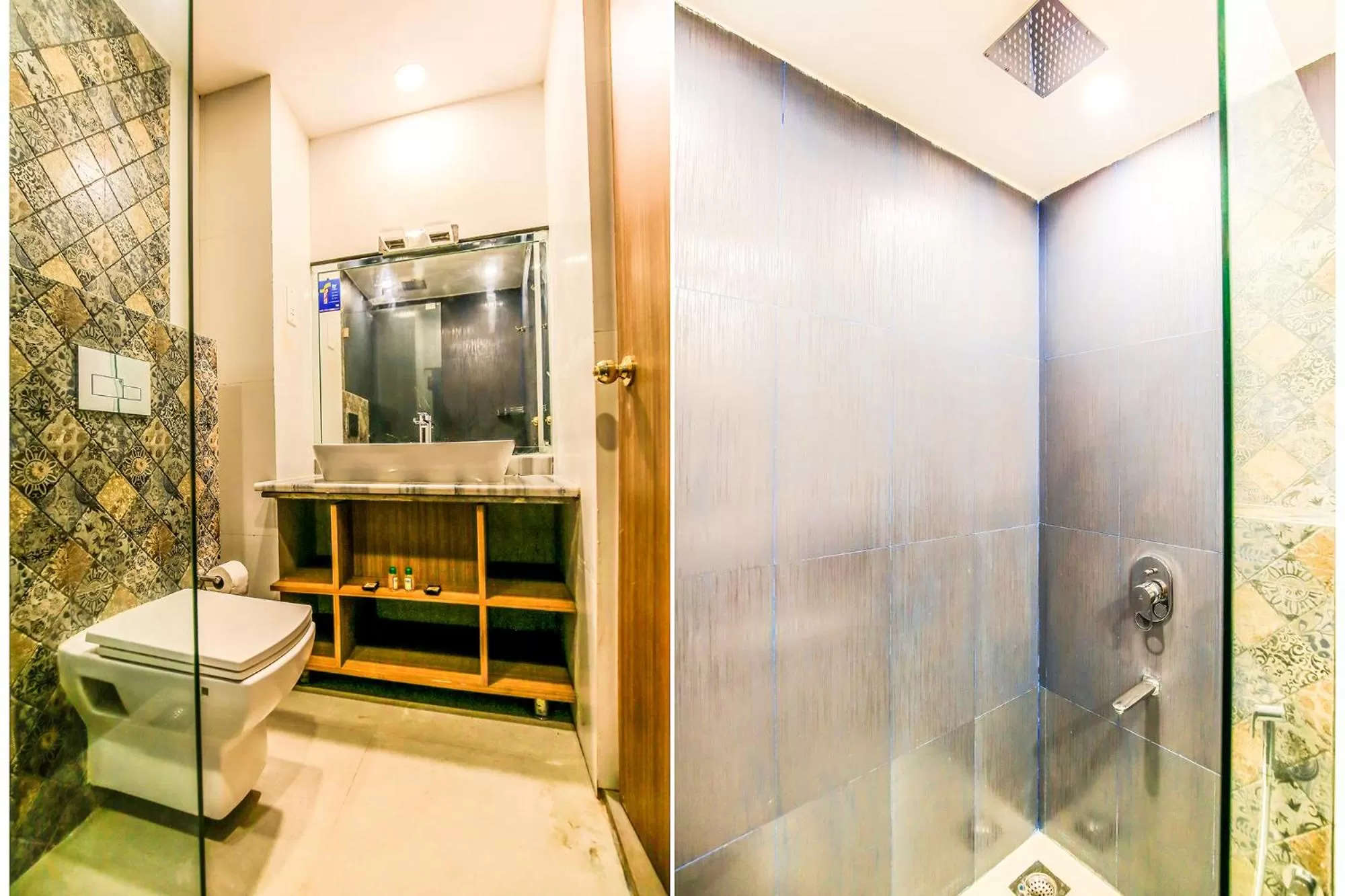 Bathroom in FabHotel Casa Kiara With Pool Side Bar - Nr Calangute Beach