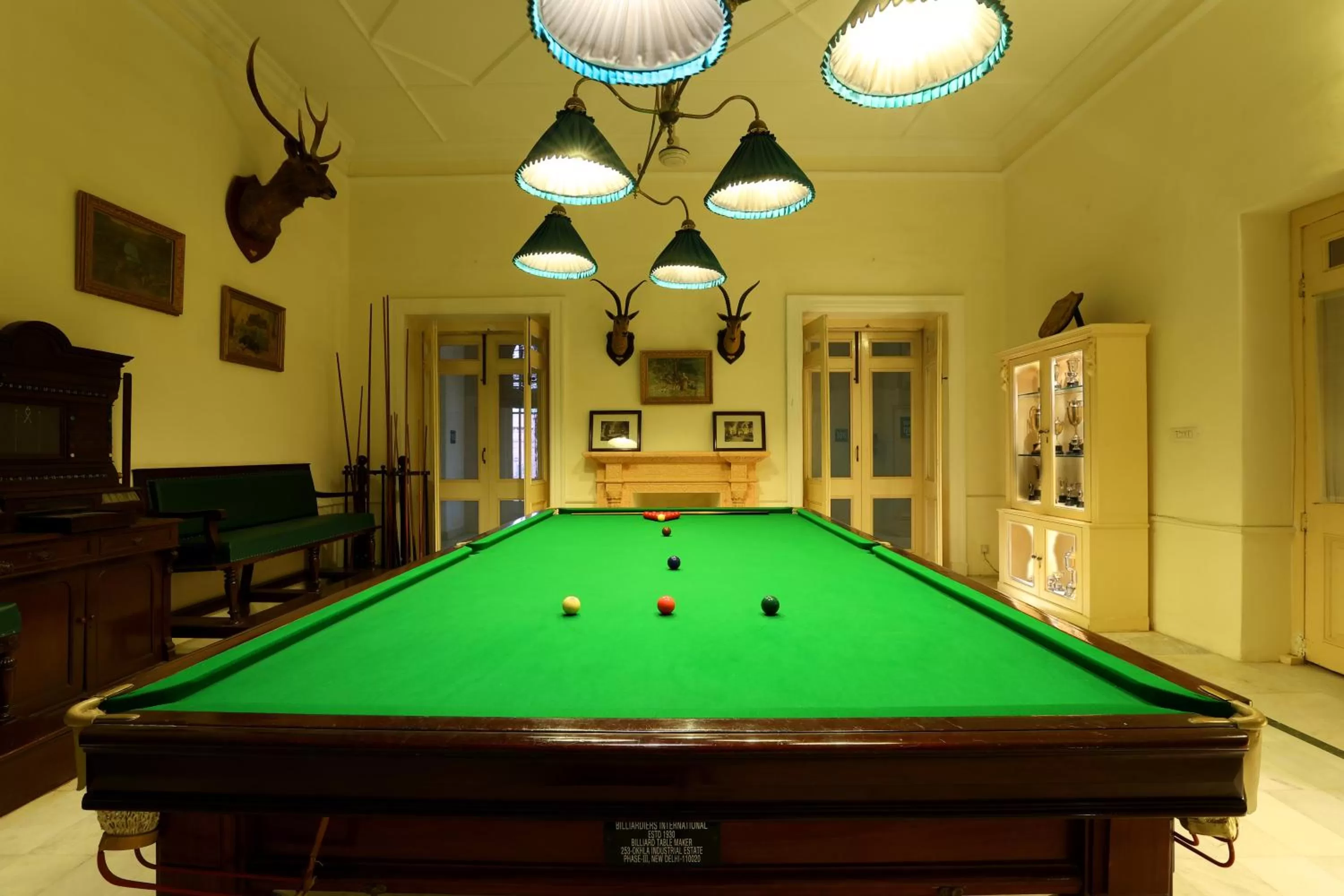 Billiard in The Lallgarh Palace - A Heritage Hotel