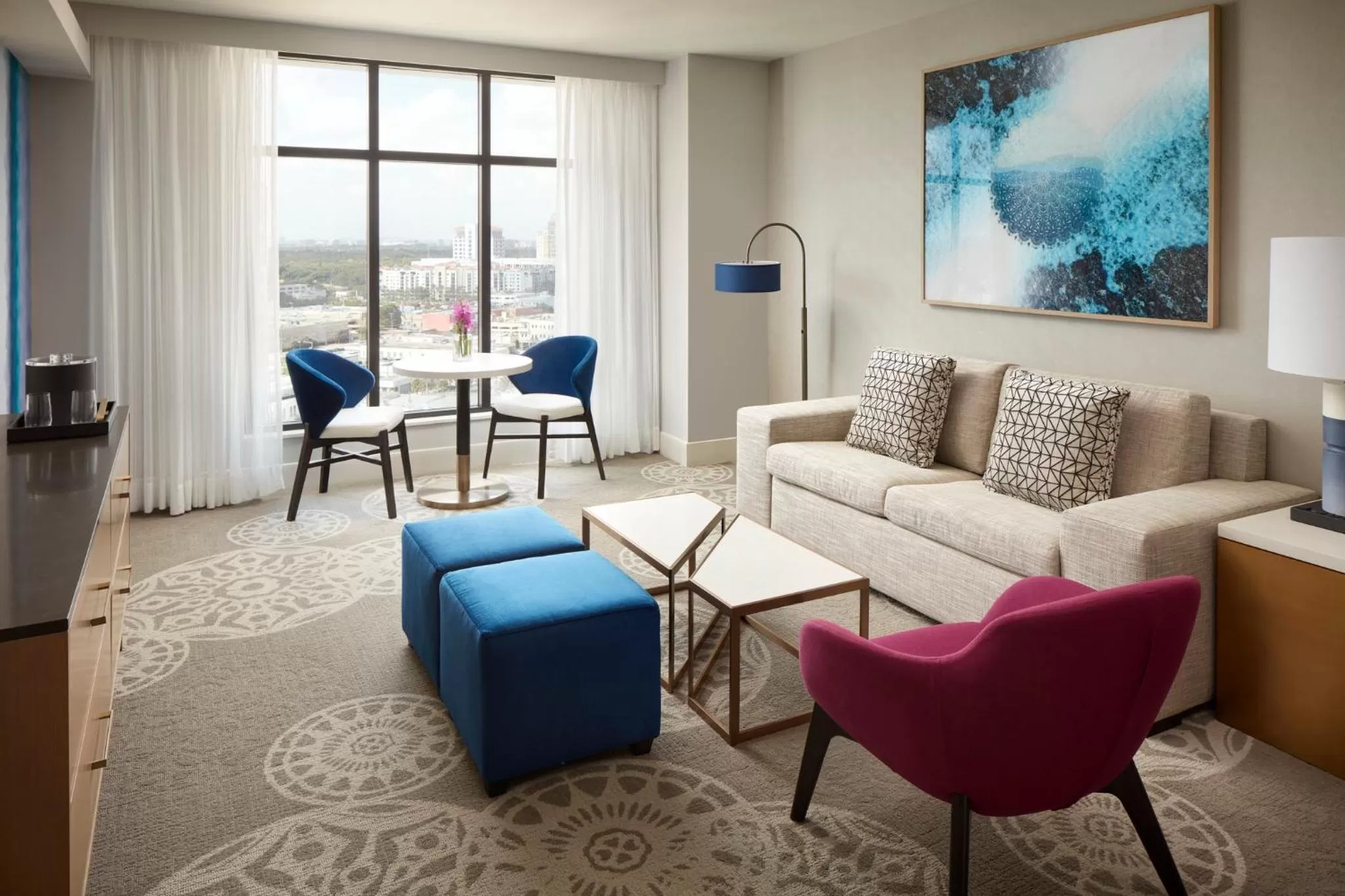 Photo of the whole room in Loews Coral Gables Hotel