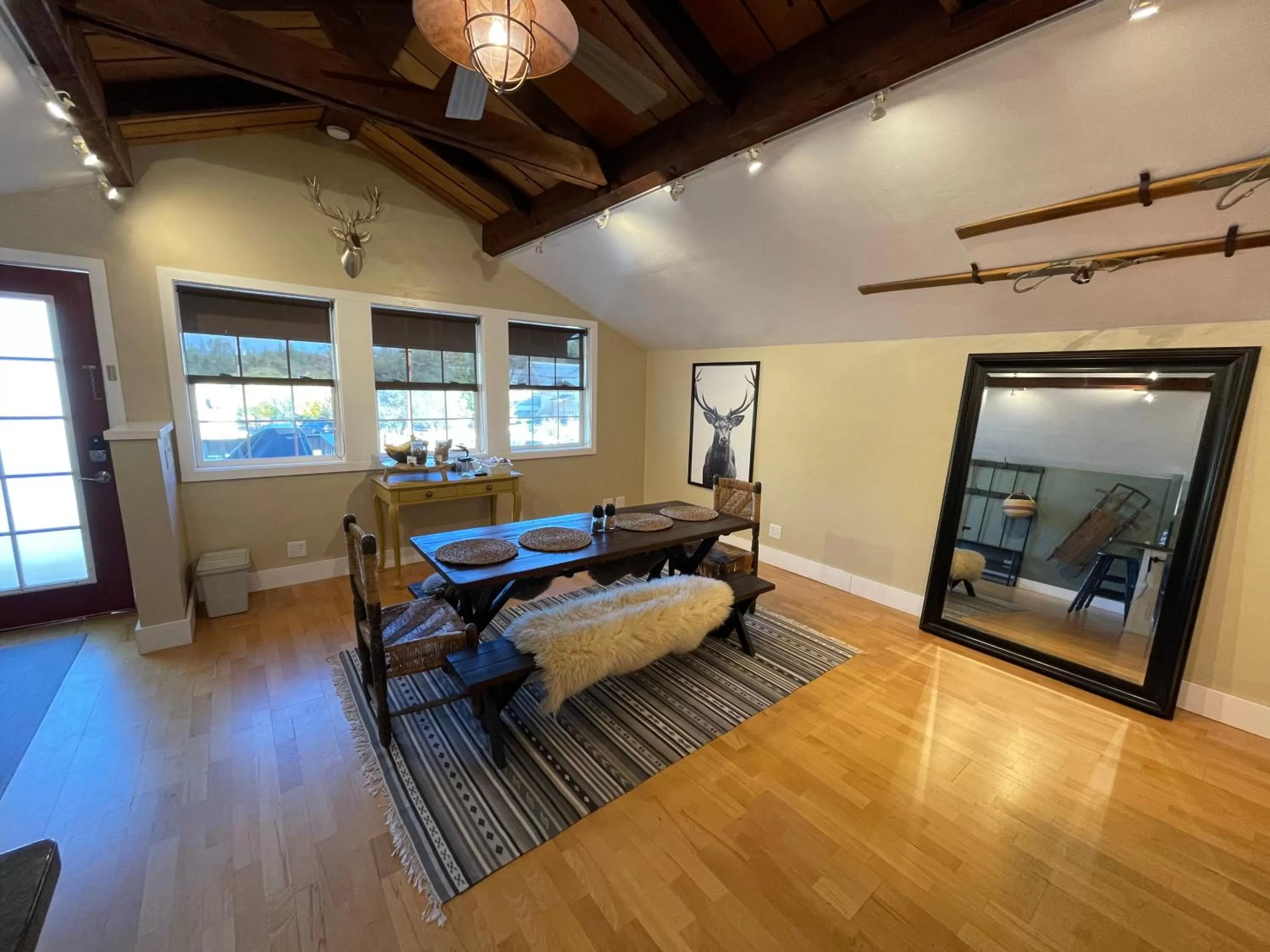 Dining area in Yosemite Basecamp