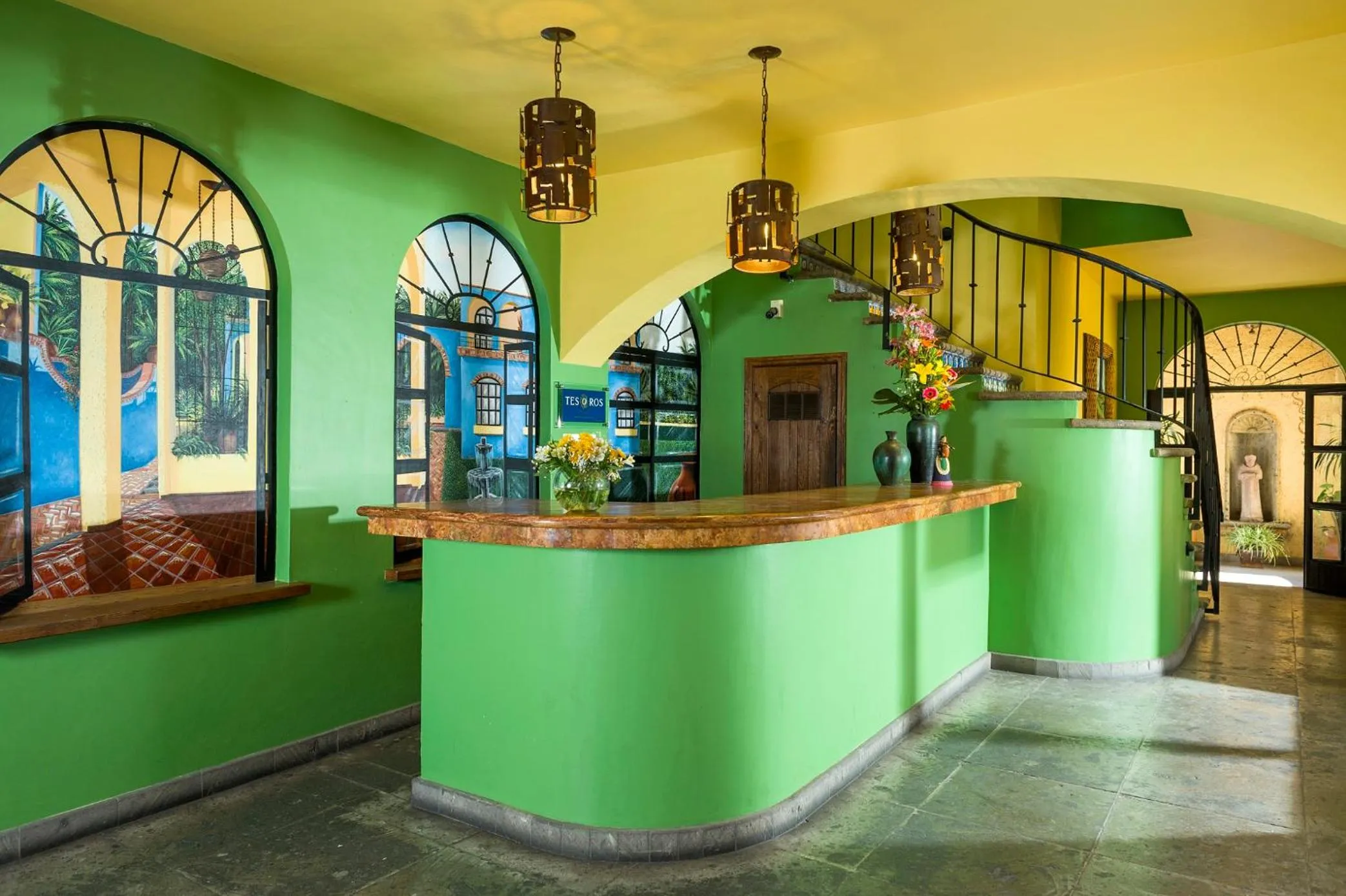 Lobby or reception in La Villa del Ensueno Boutique Hotel