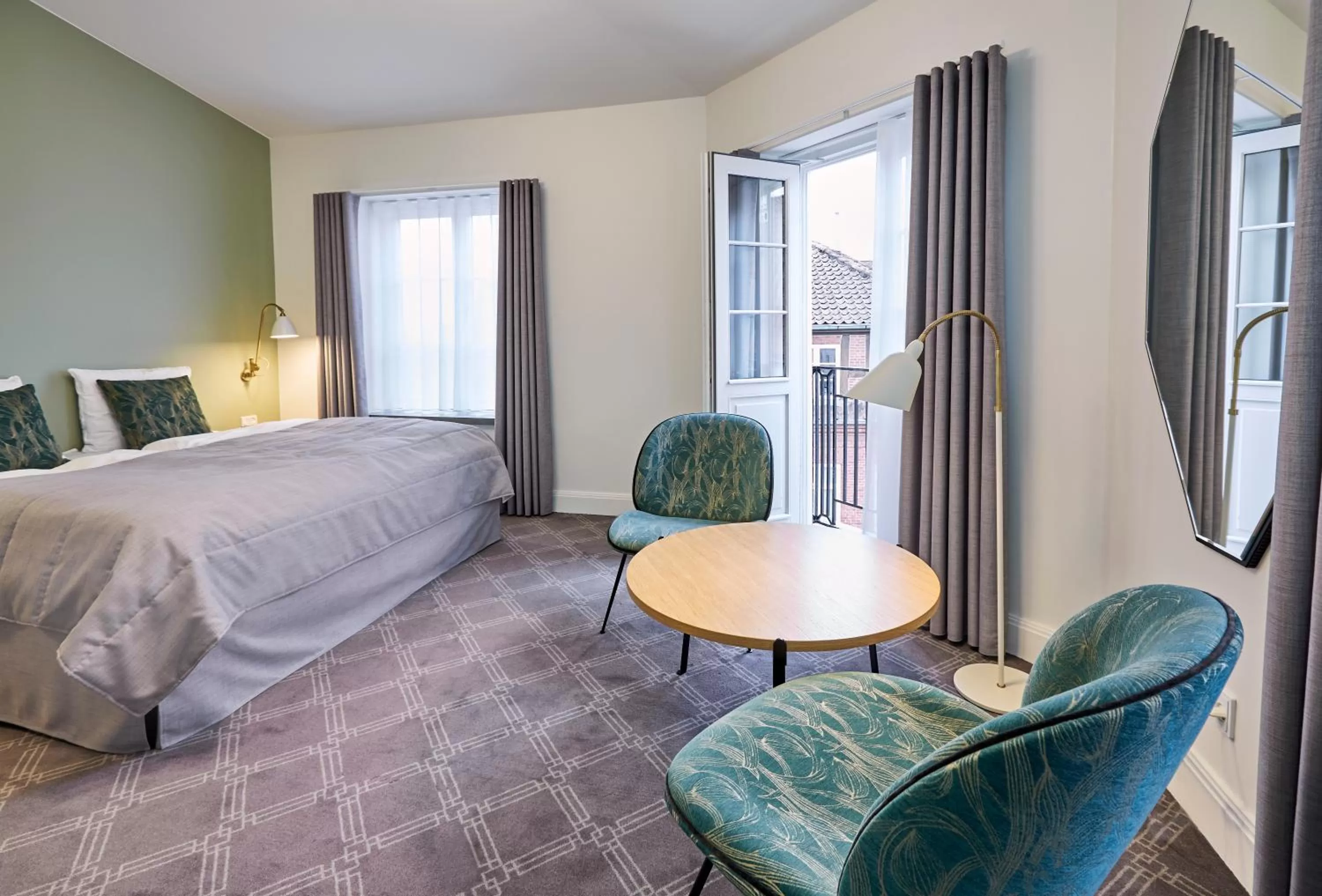 Bedroom, Bed in Hotel Randers