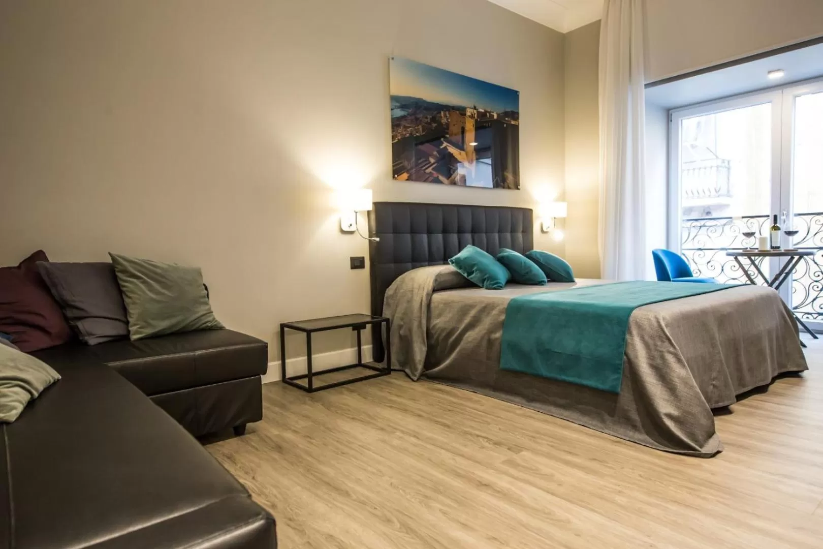 Bedroom, Bed in B&B Art House