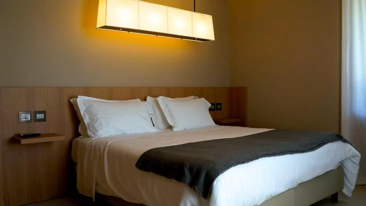 Bed in Albergo Nicolin