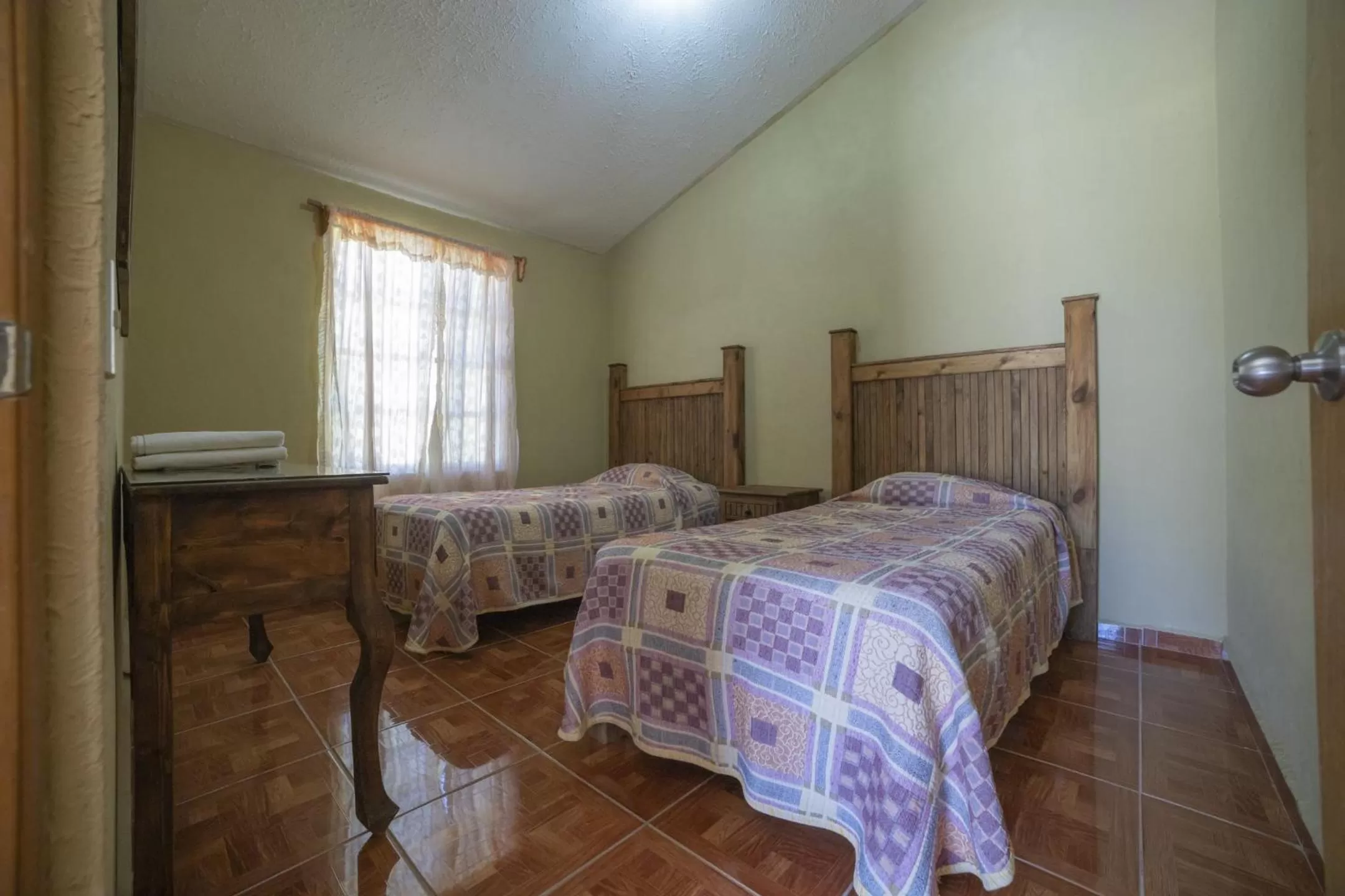 Bed in Hotel Pueblo Viejo