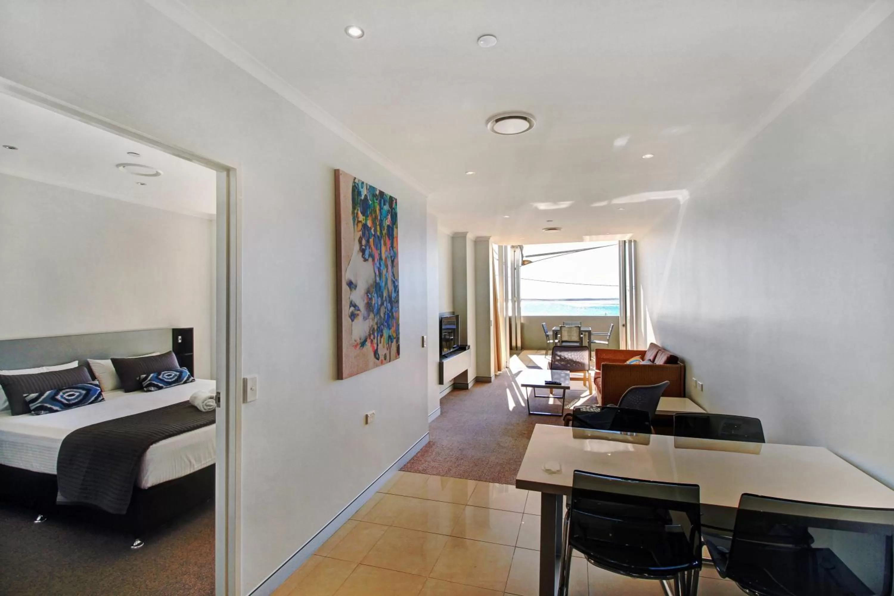 Bedroom in Sandcastle Apartments
