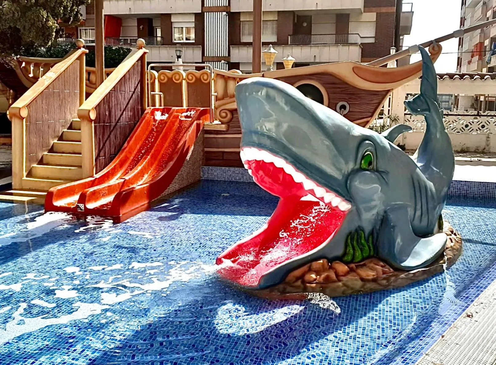 Aqua park in Hotel Bon Repos