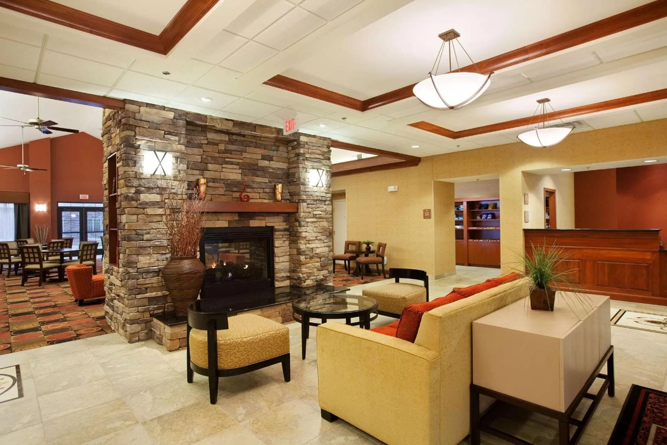 Lobby or reception in Homewood Suites Saint Cloud