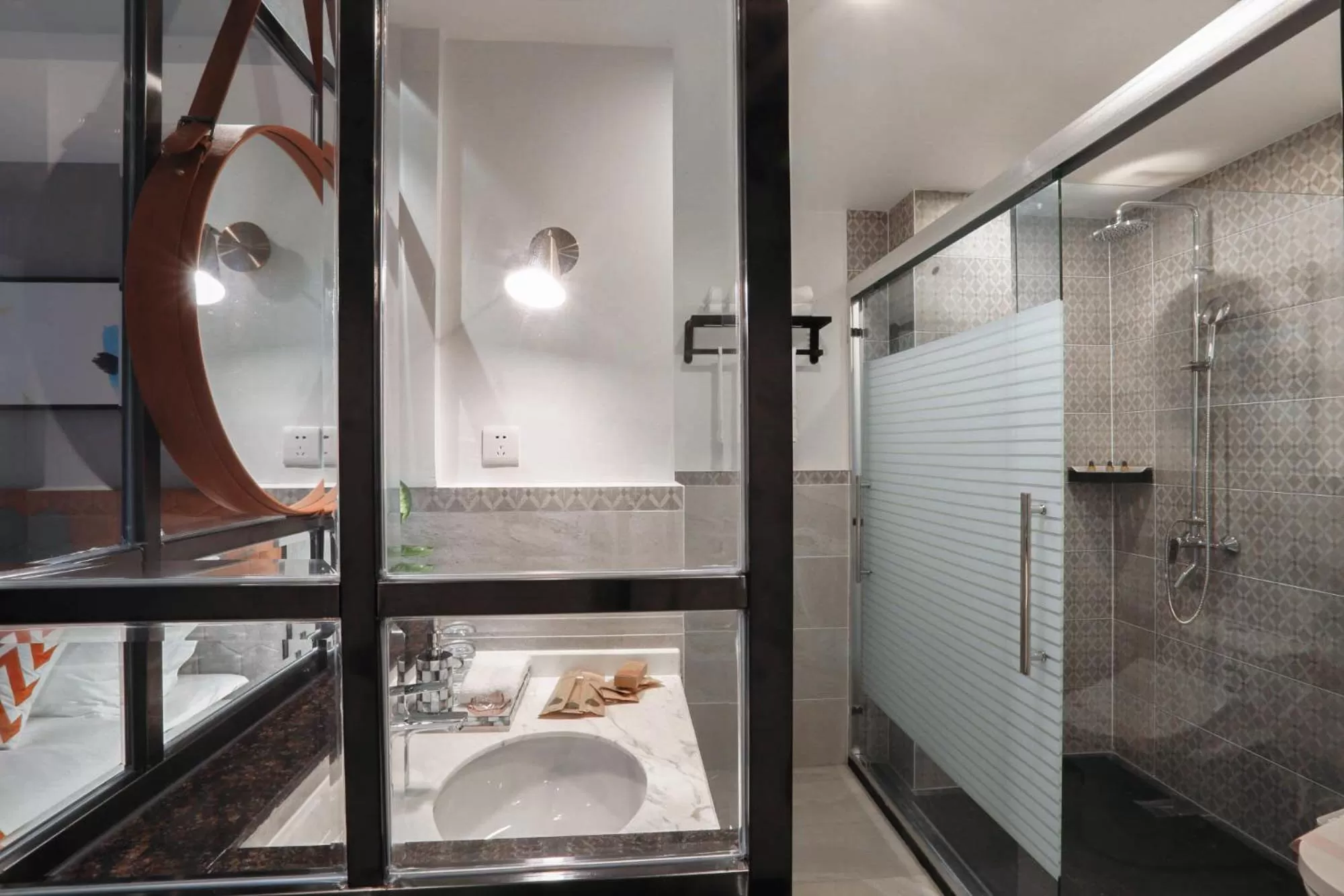 Bathroom in Li River Resort Villa Hotel