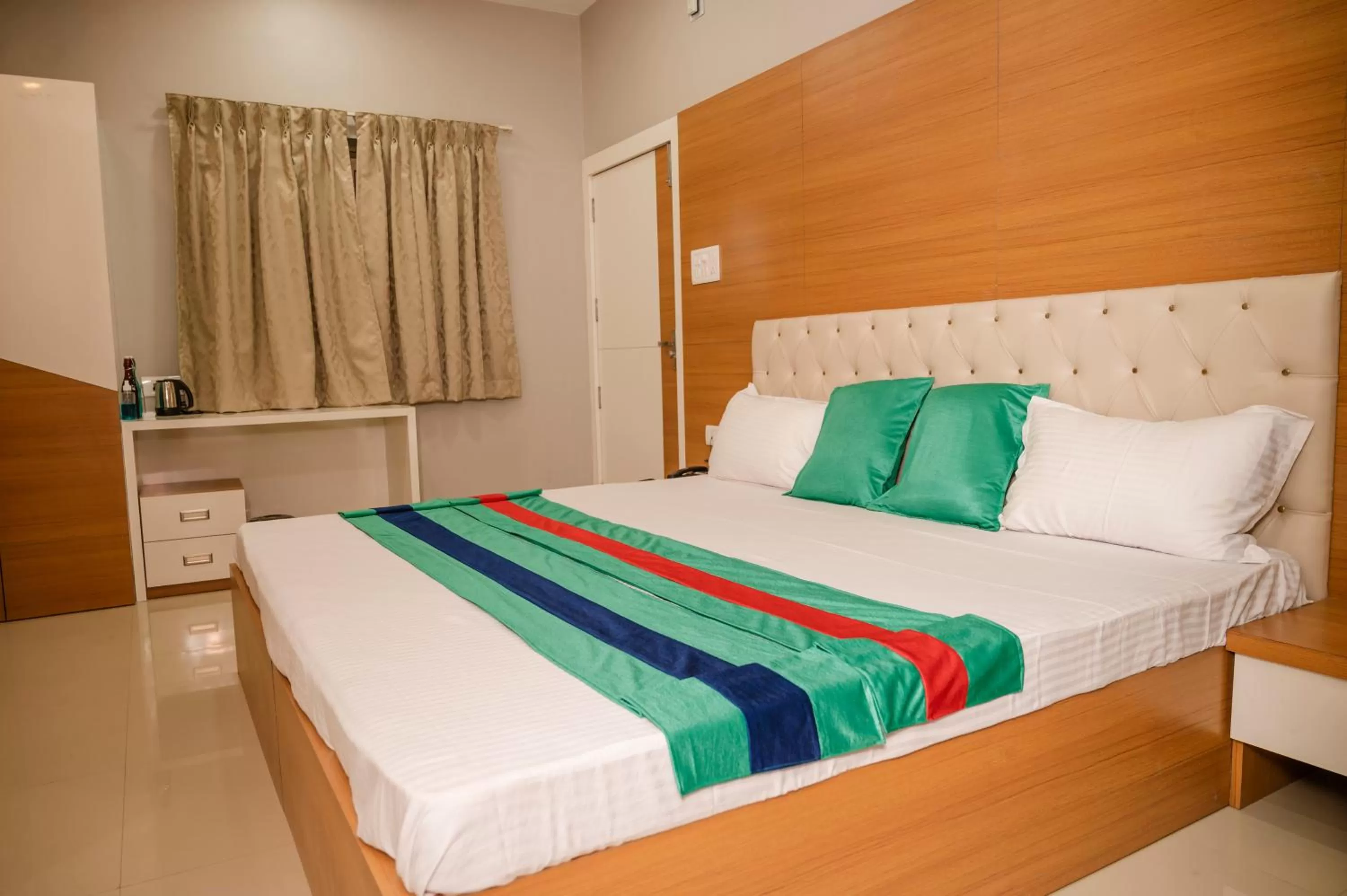 Bed in Hotel Green Apple