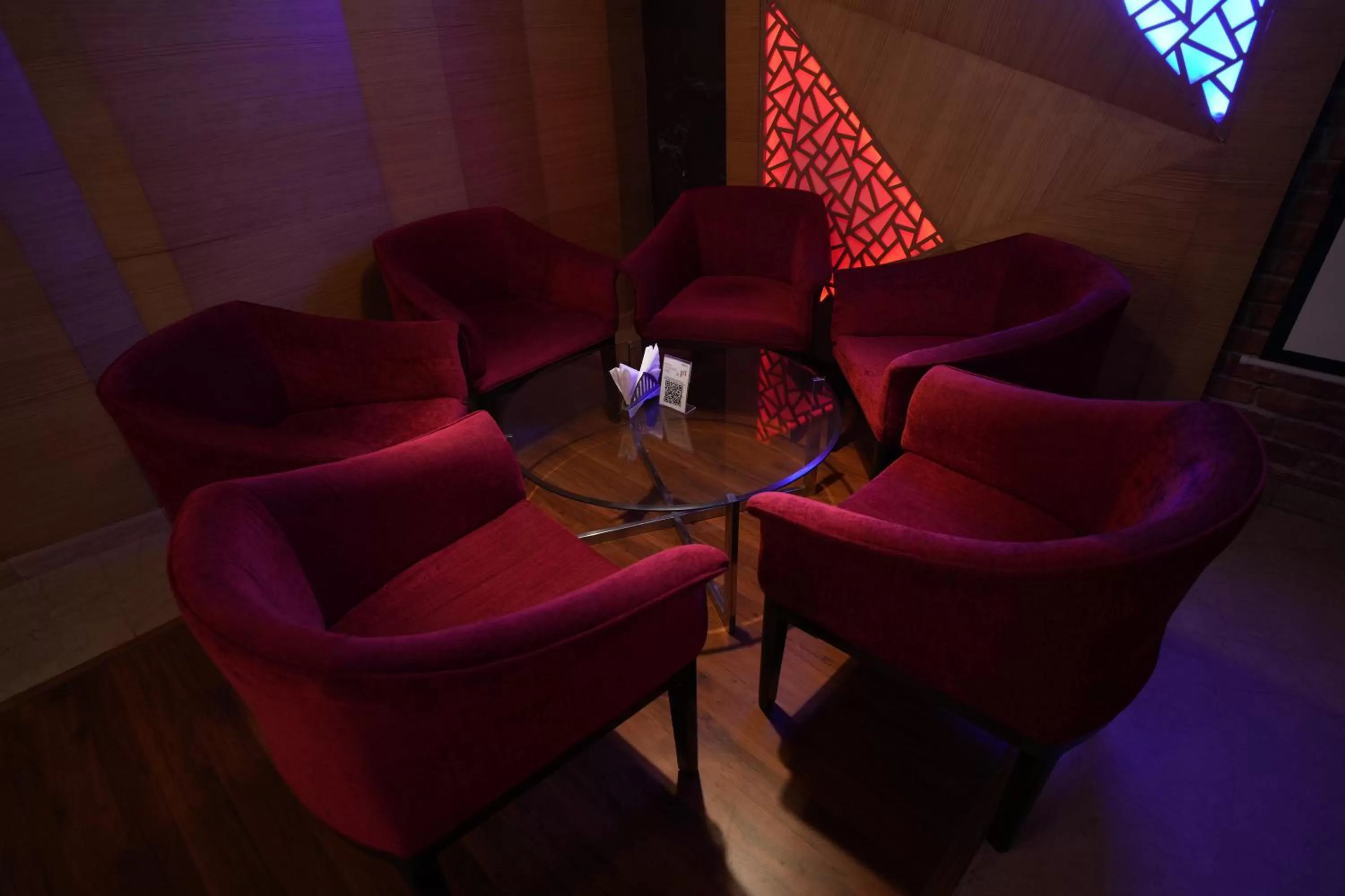 Seating area in Radisson Udaipur