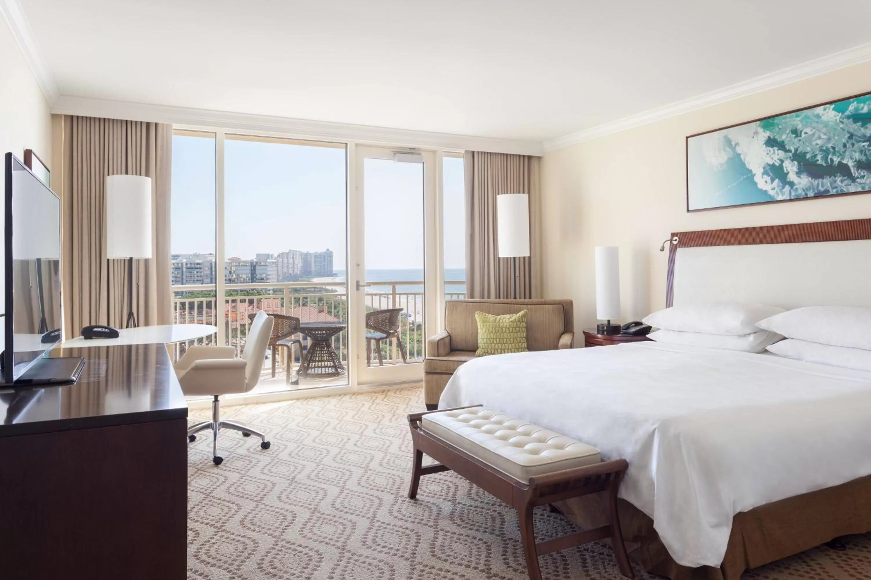 Photo of the whole room, Bed in JW Marriott Marco Island Beach Resort