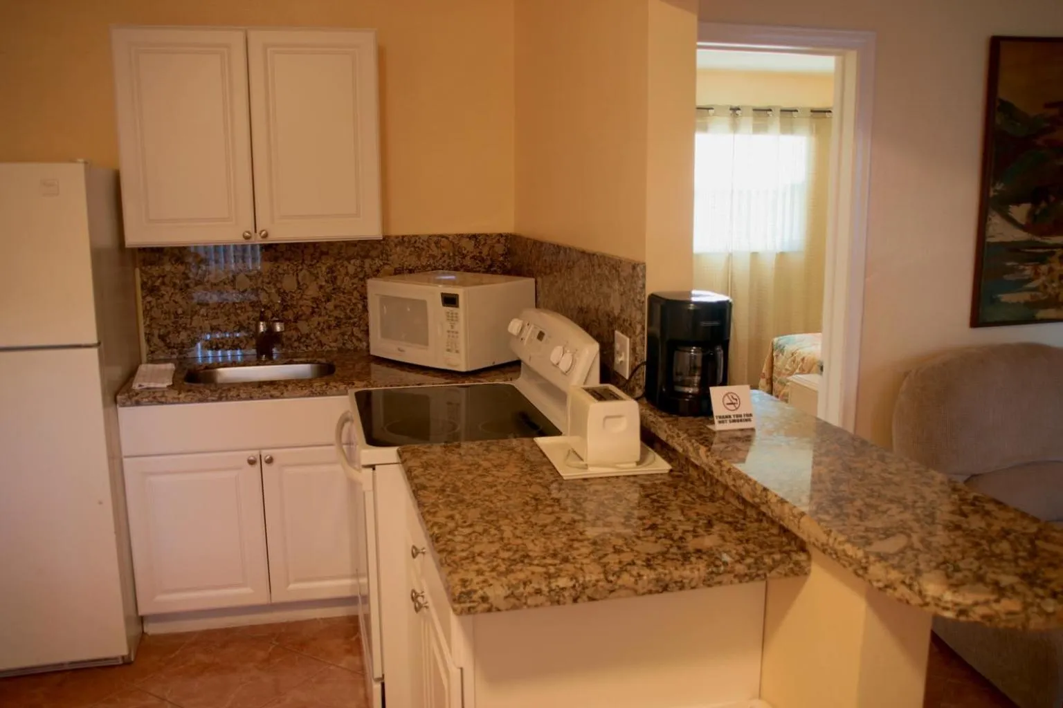 Kitchen or kitchenette in Lago Mar Motel and Apartments