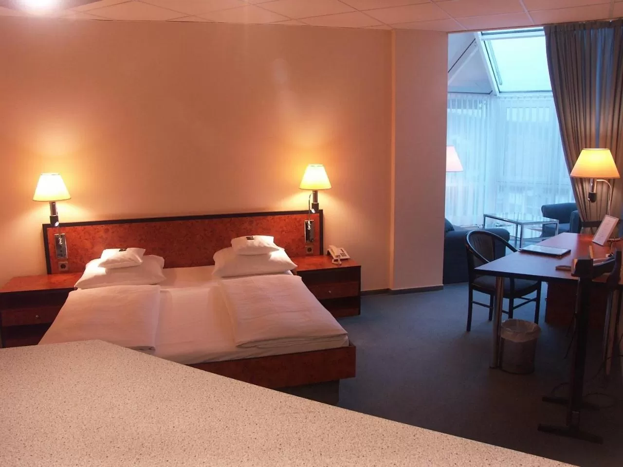 Bed in Hotel Arkadia