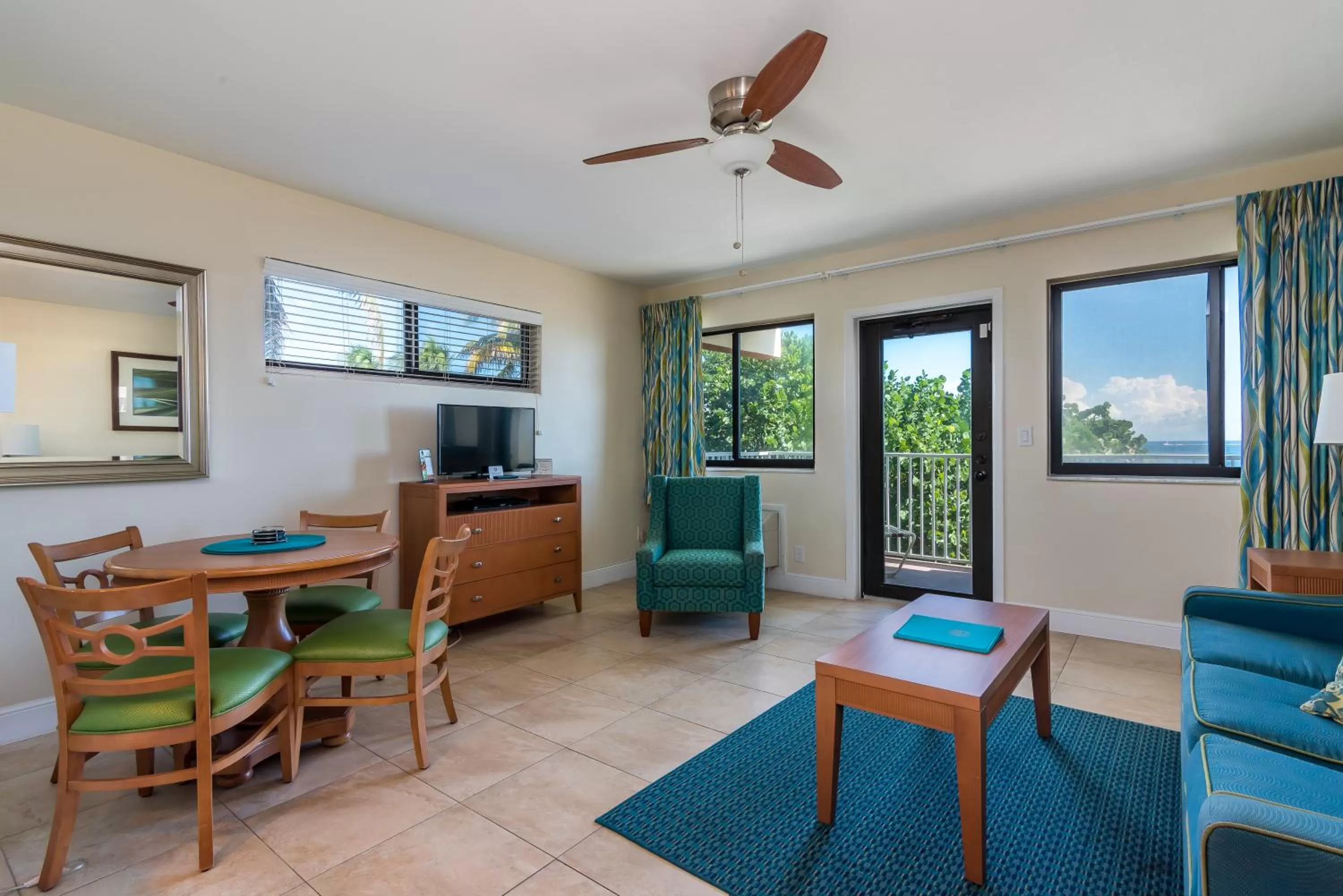 Living room in La Costa Beach Club