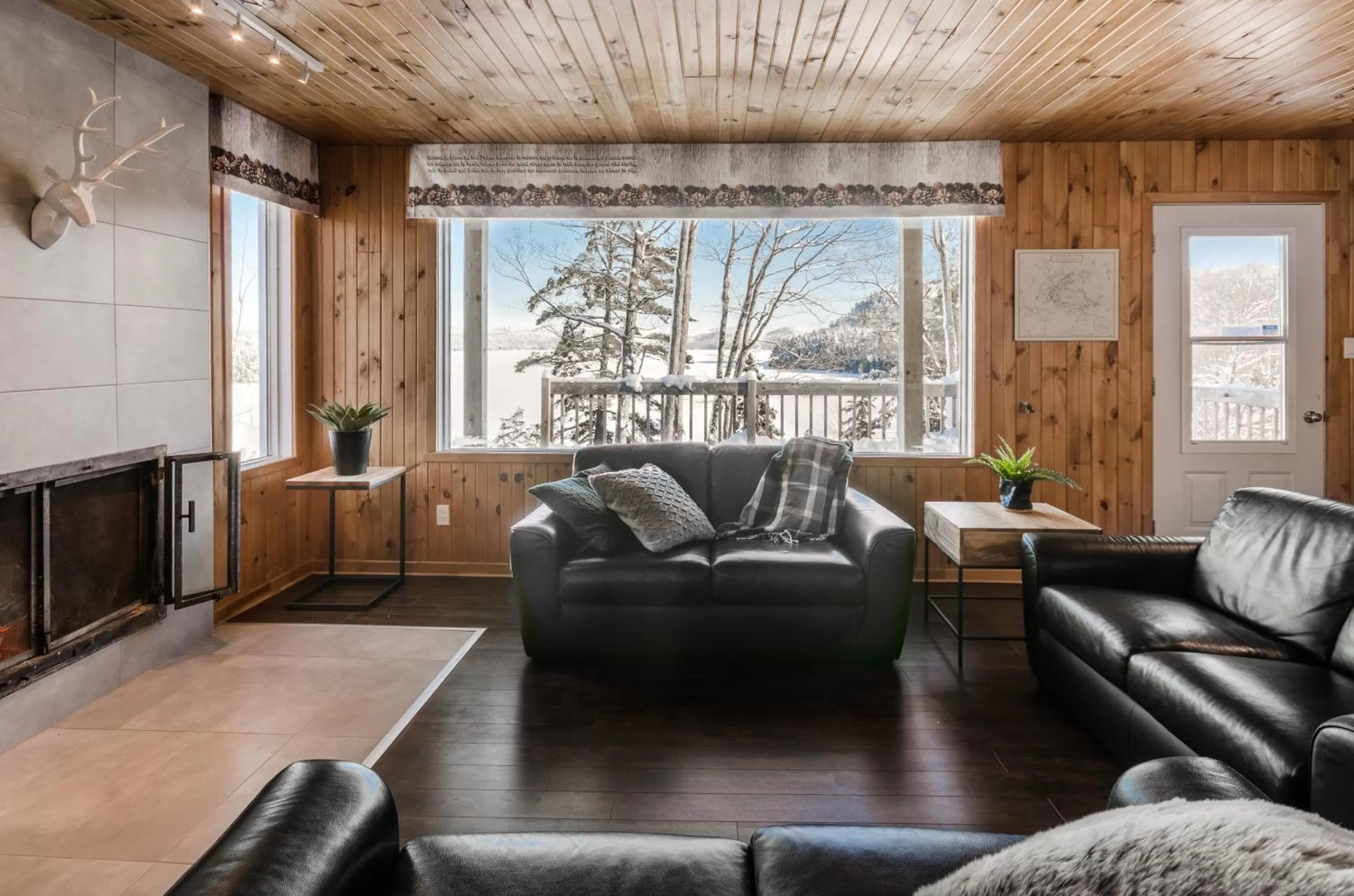 Living room in Auberge du Lac-à-l'Eau-Claire
