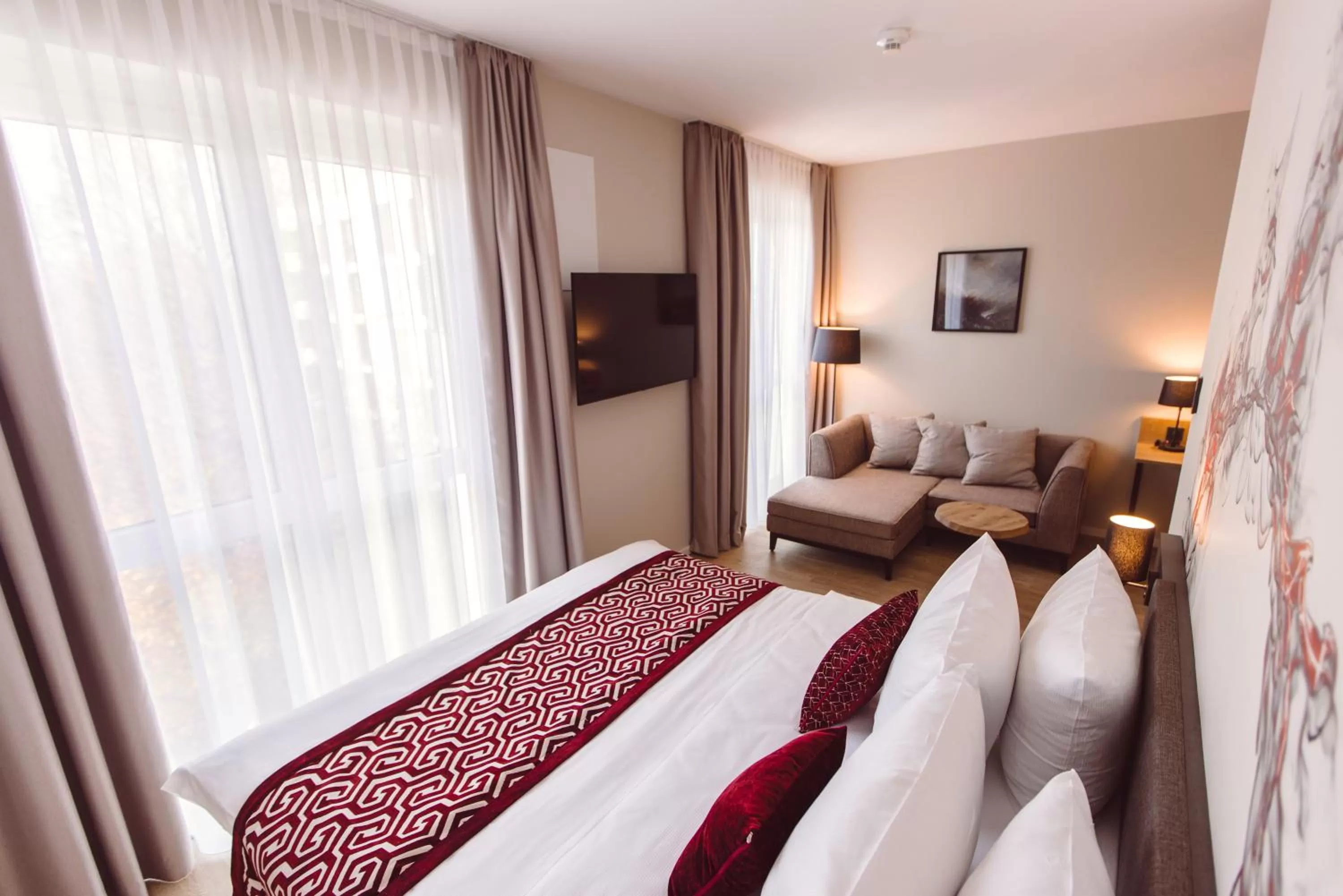 Bed in Hotel Libertas elements pure