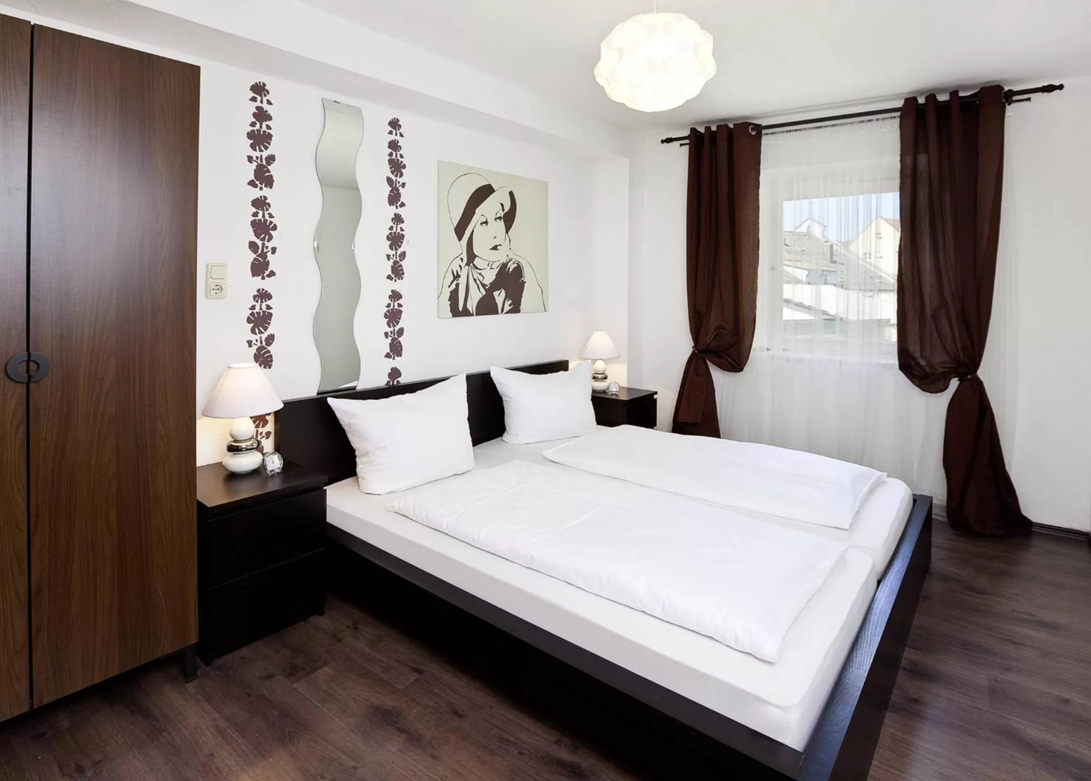 Bed in City Apart Hotel Füssen