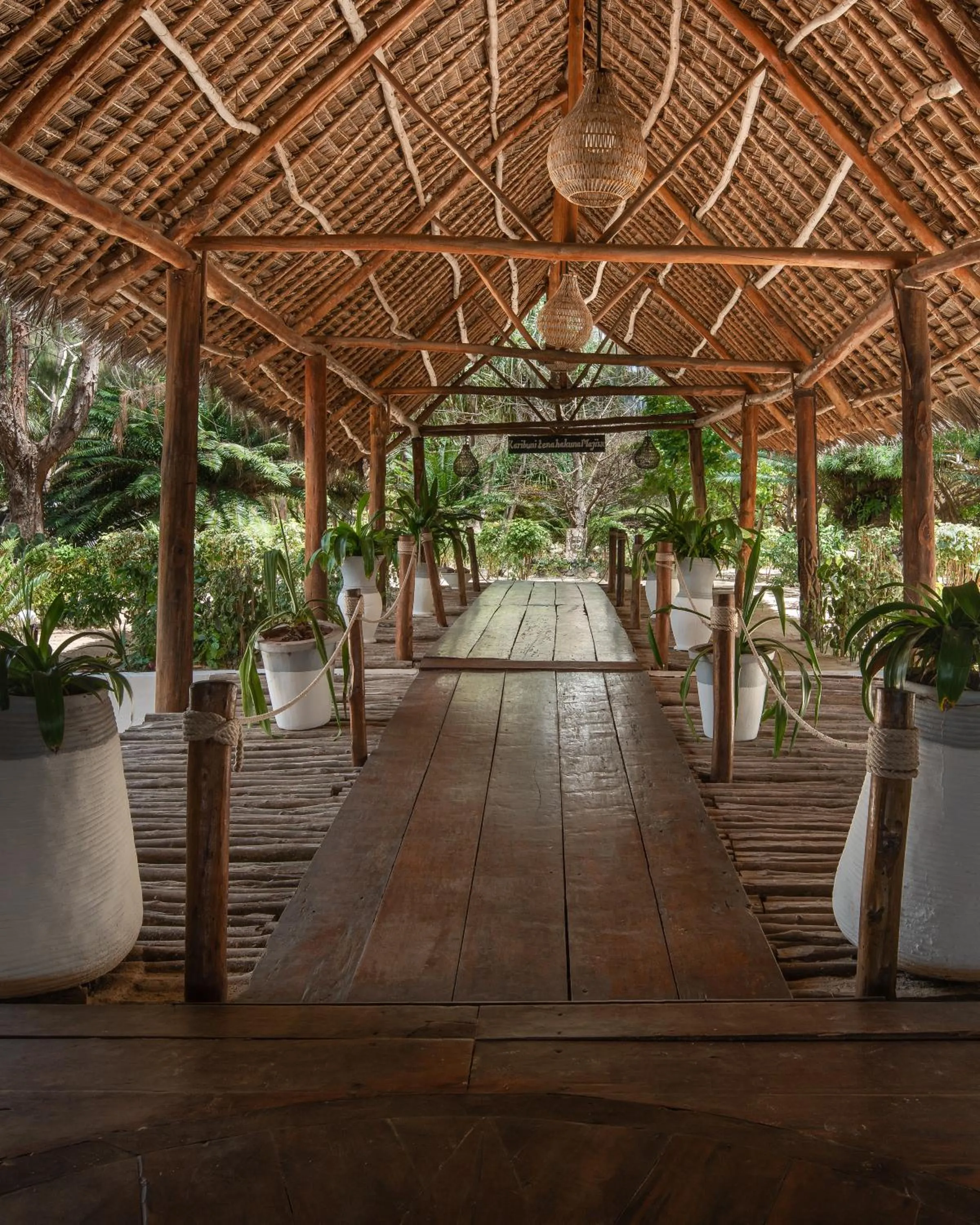 Patio in Hakuna Majiwe Beach Lodge
