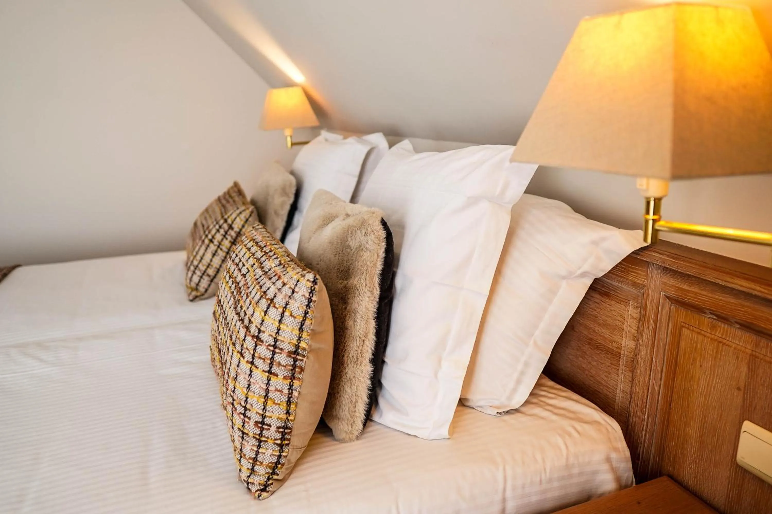 Bed in Hotel Gravensteen