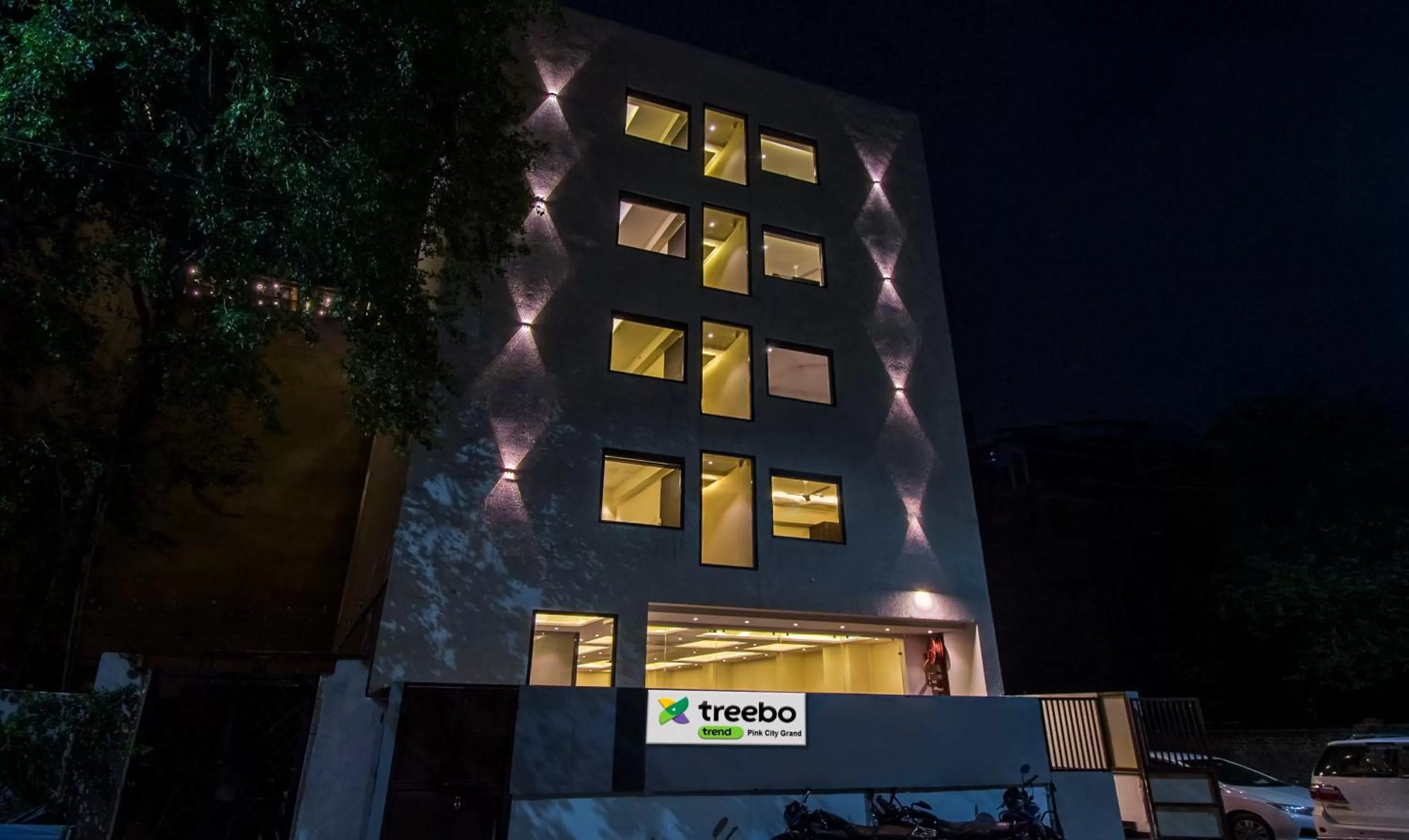 Property building in Treebo Pink City Grand