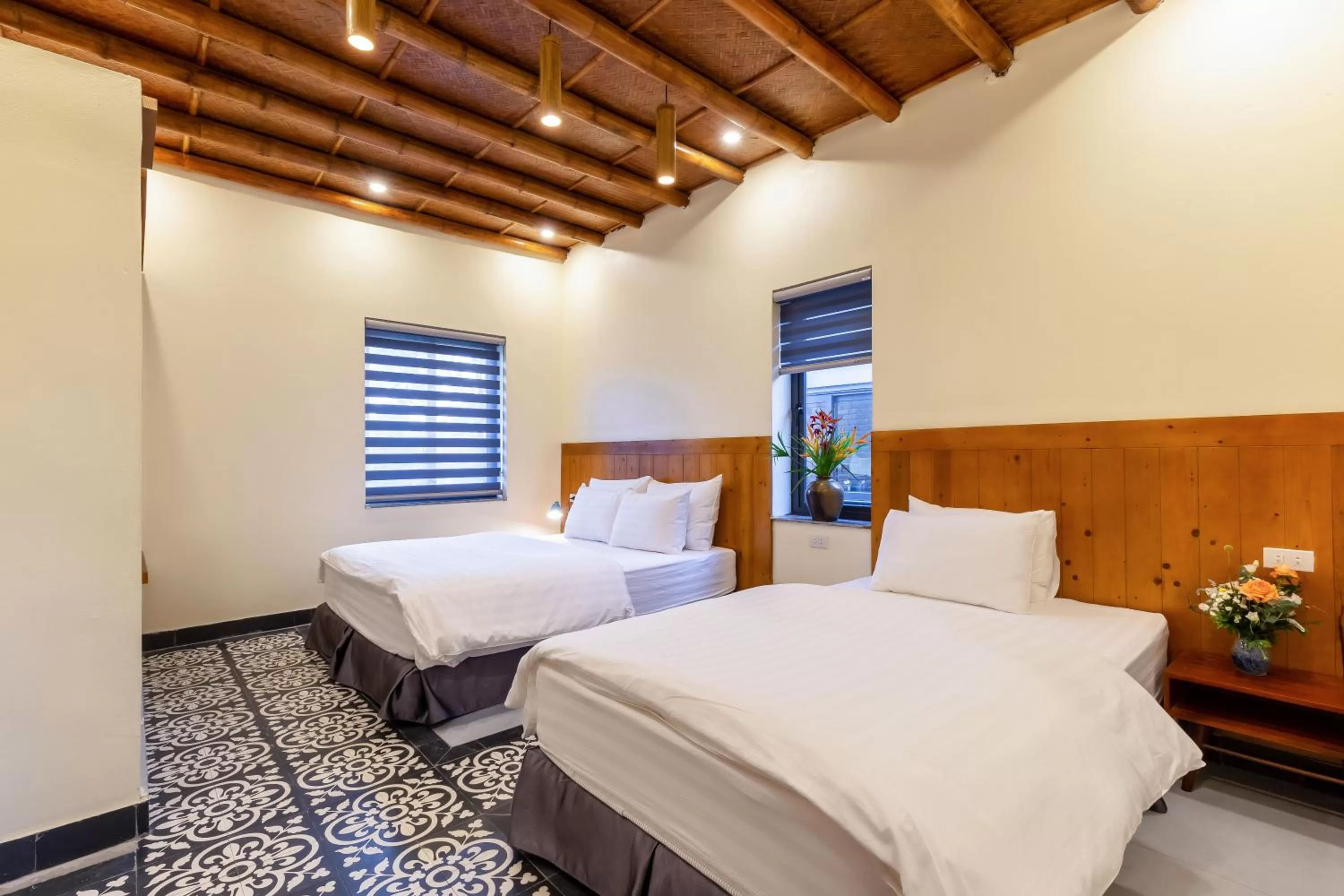 Bed in Tam Coc Banana Bungalow