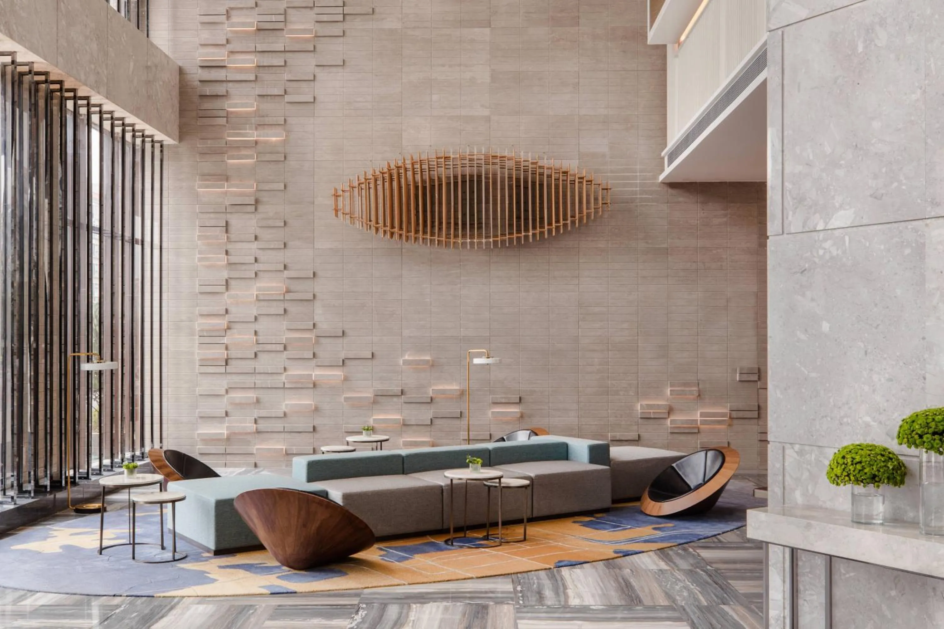 Lobby or reception in Courtyard by Marriott Shunde Longjiang, Near Furniture Fair